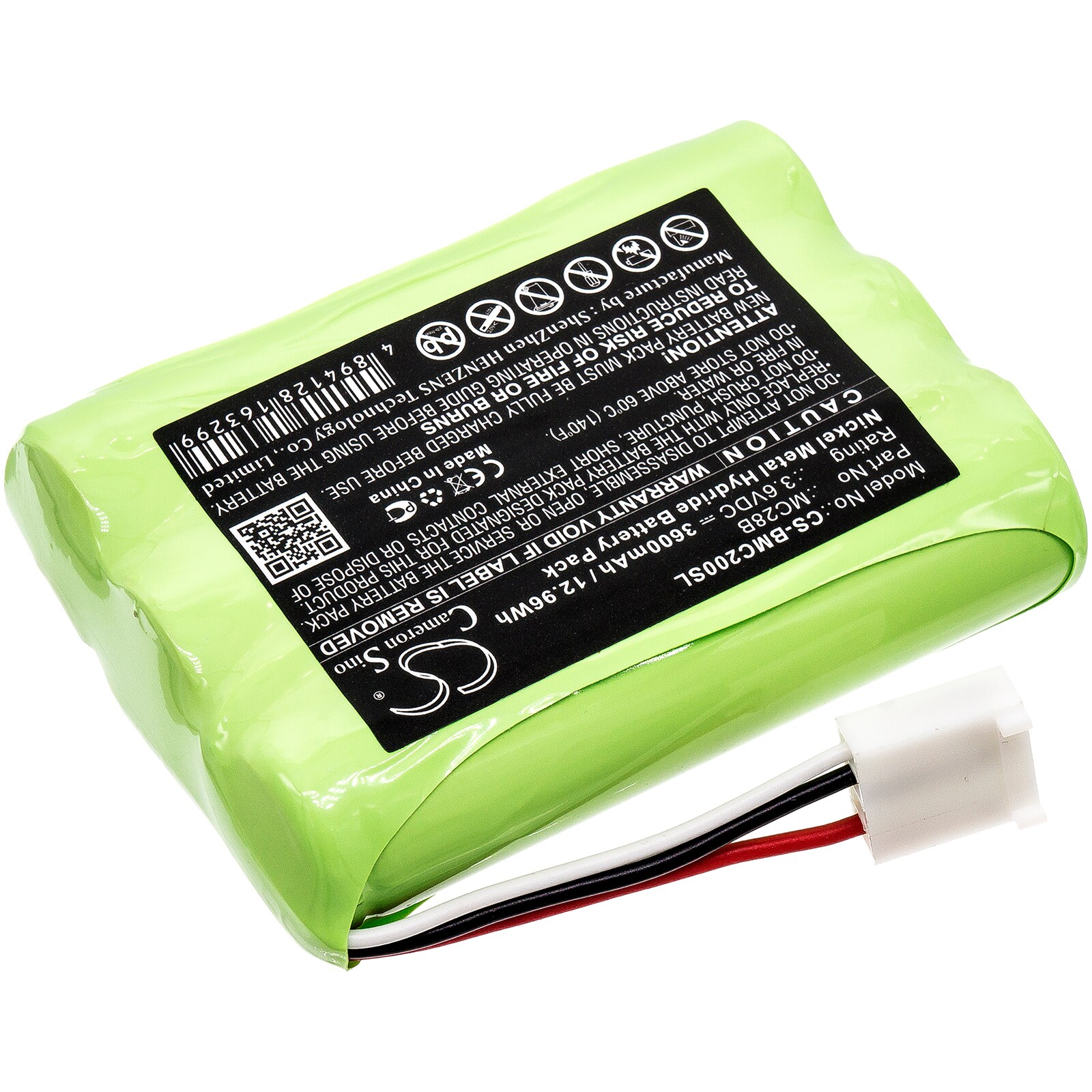 Batteri till Utrustning, undersökning, test för Beamex MC2-TE, MC2-PE, MC2-MF m.fl.
