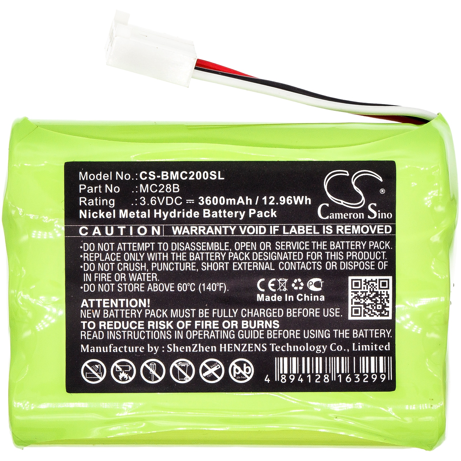 Batteri till Utrustning, undersökning, test för Beamex MC2-TE, MC2-PE, MC2-MF m.fl.
