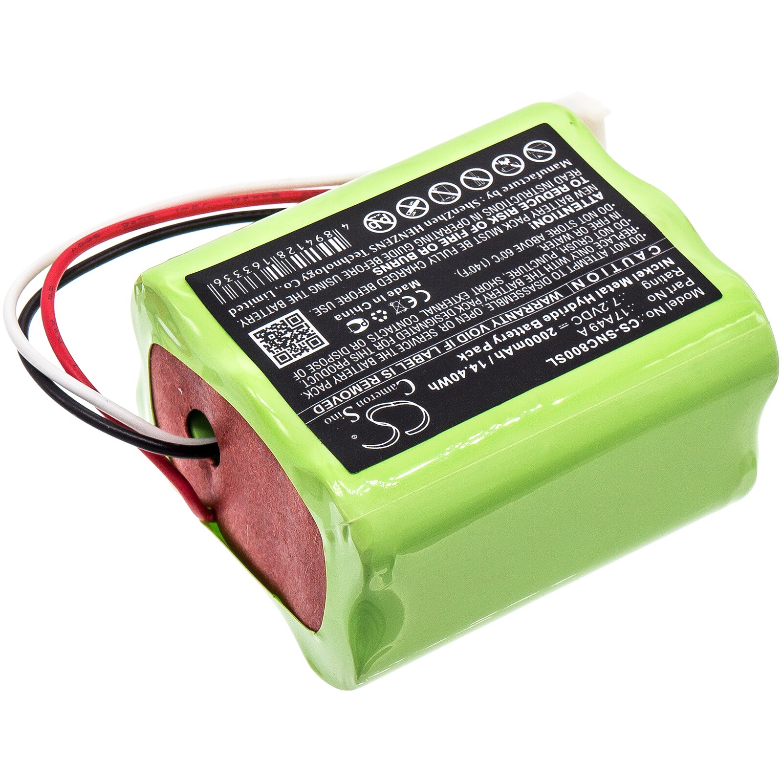 Batteri till Utrustning, undersökning, test för Sencore 17A49 A, AVT-800217 D