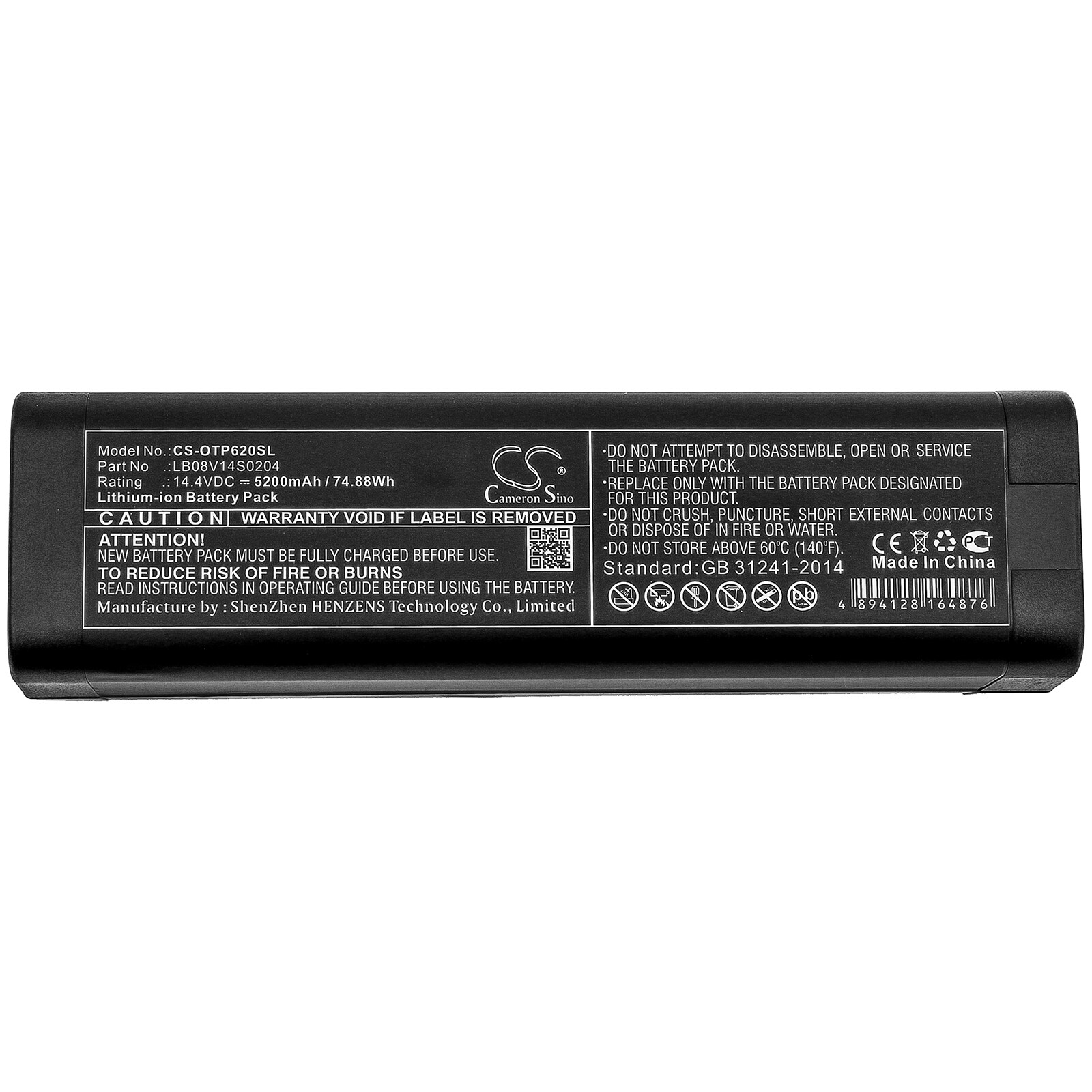 Batteri till Utrustning, undersökning, test för OPWILL OTP-6200, OTP6200