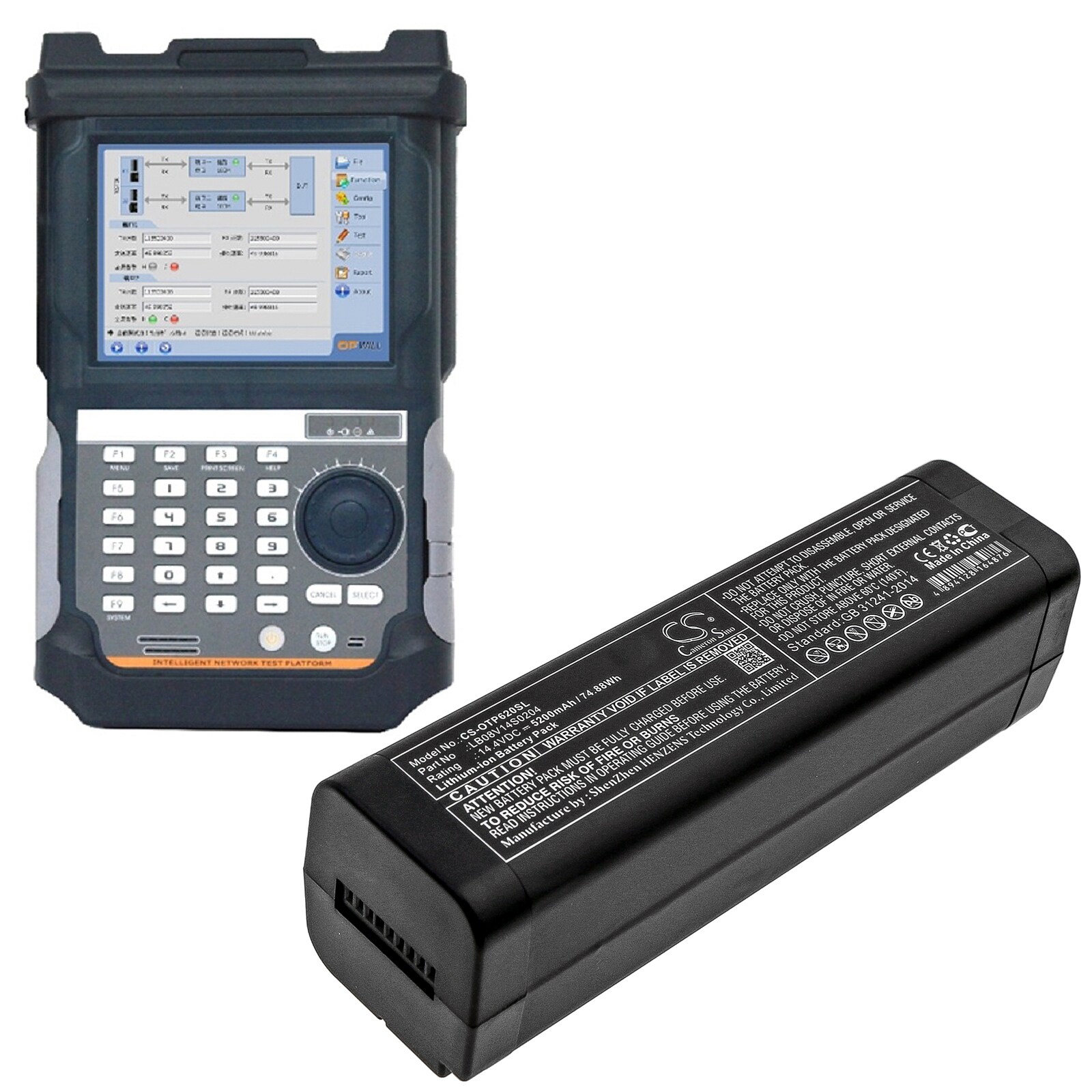 Batteri till Utrustning, undersökning, test för OPWILL OTP-6200, OTP6200