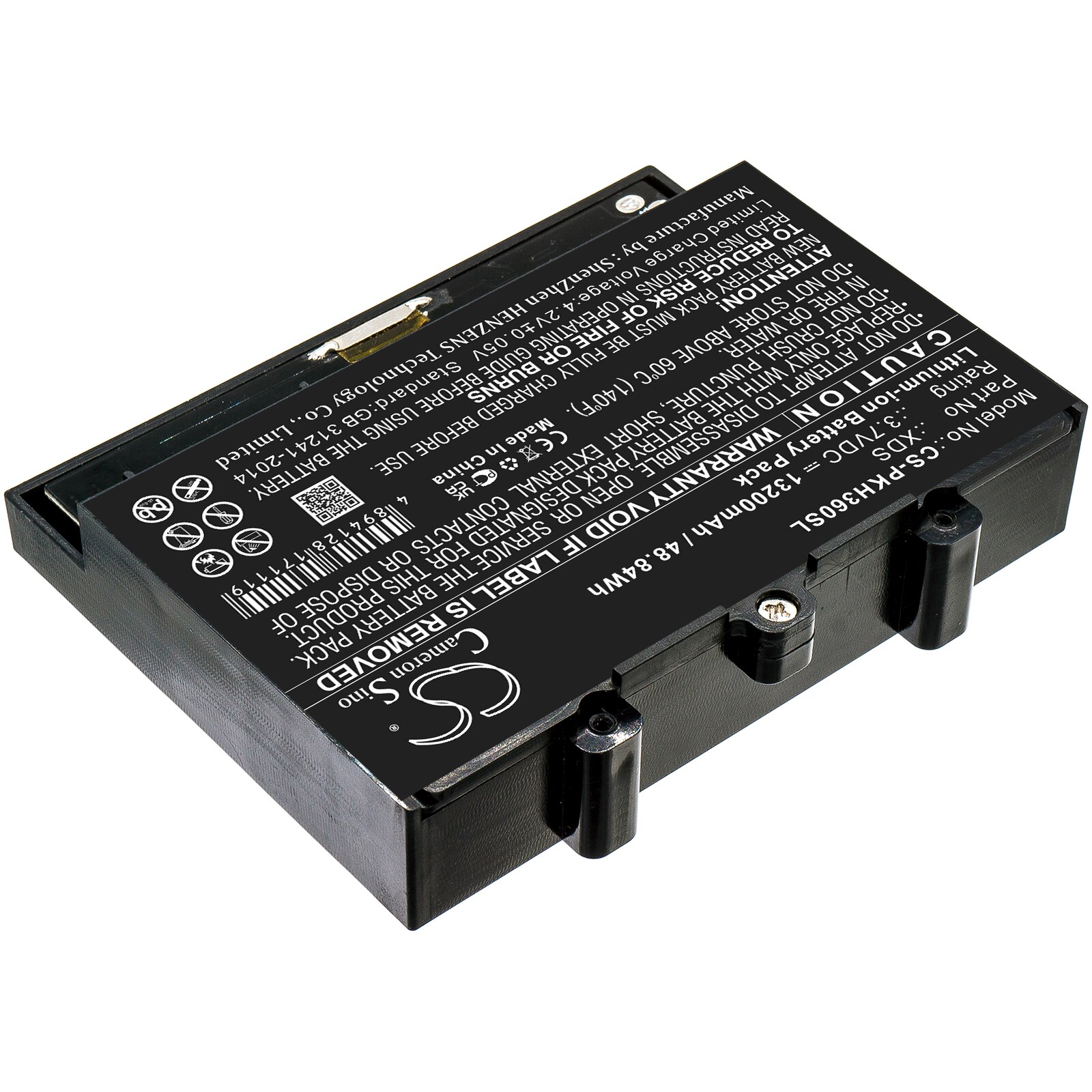 Batteri till Utrustning, undersökning, test för Peaktech 1360, Oszilloskop 1360 m.fl.
