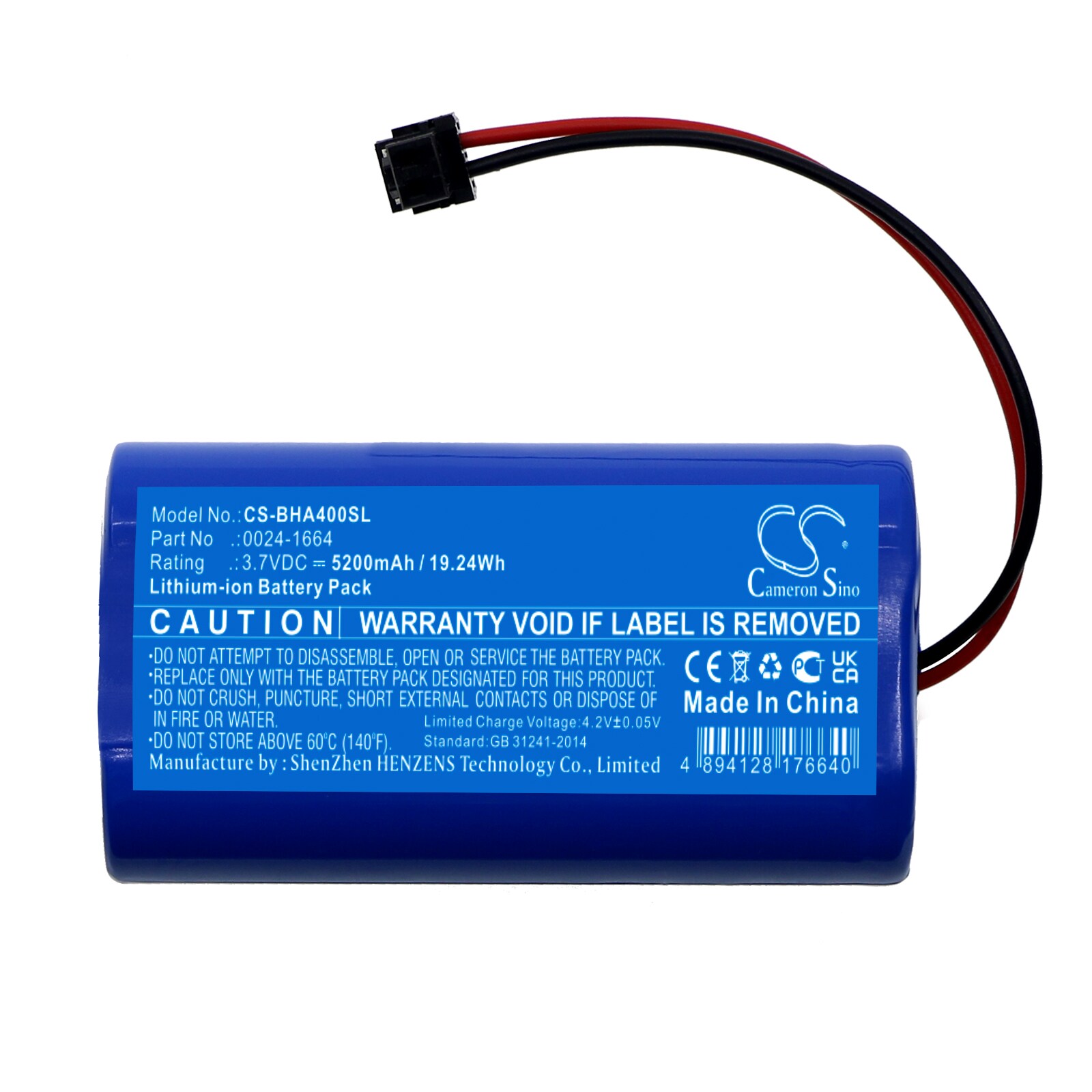 Batteri till Utrustning, undersökning, test för Bacharach PCA-400