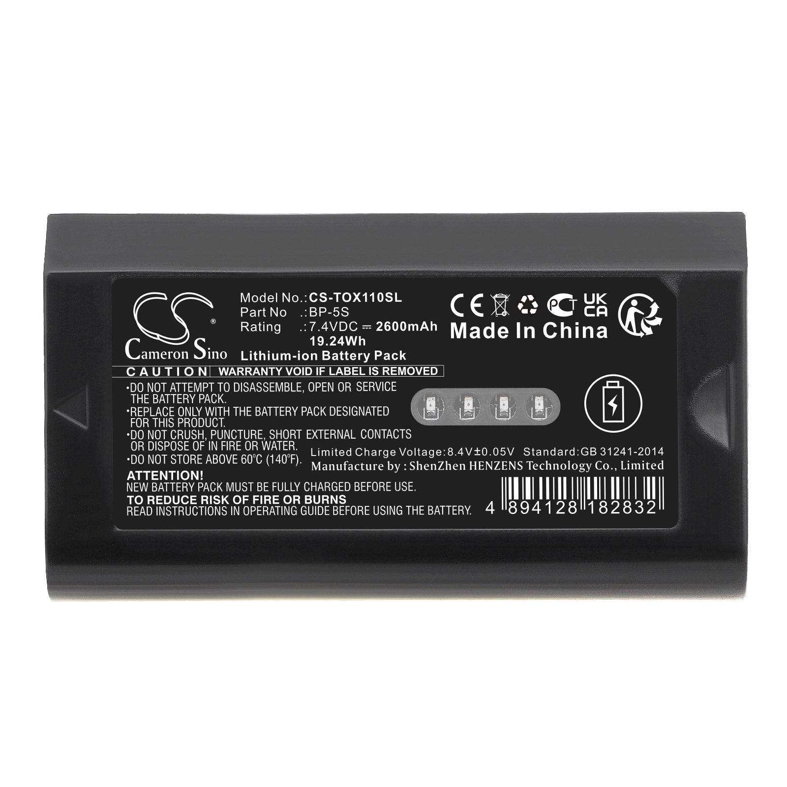 Batteri till Utrustning, undersökning, test för Leica CS07