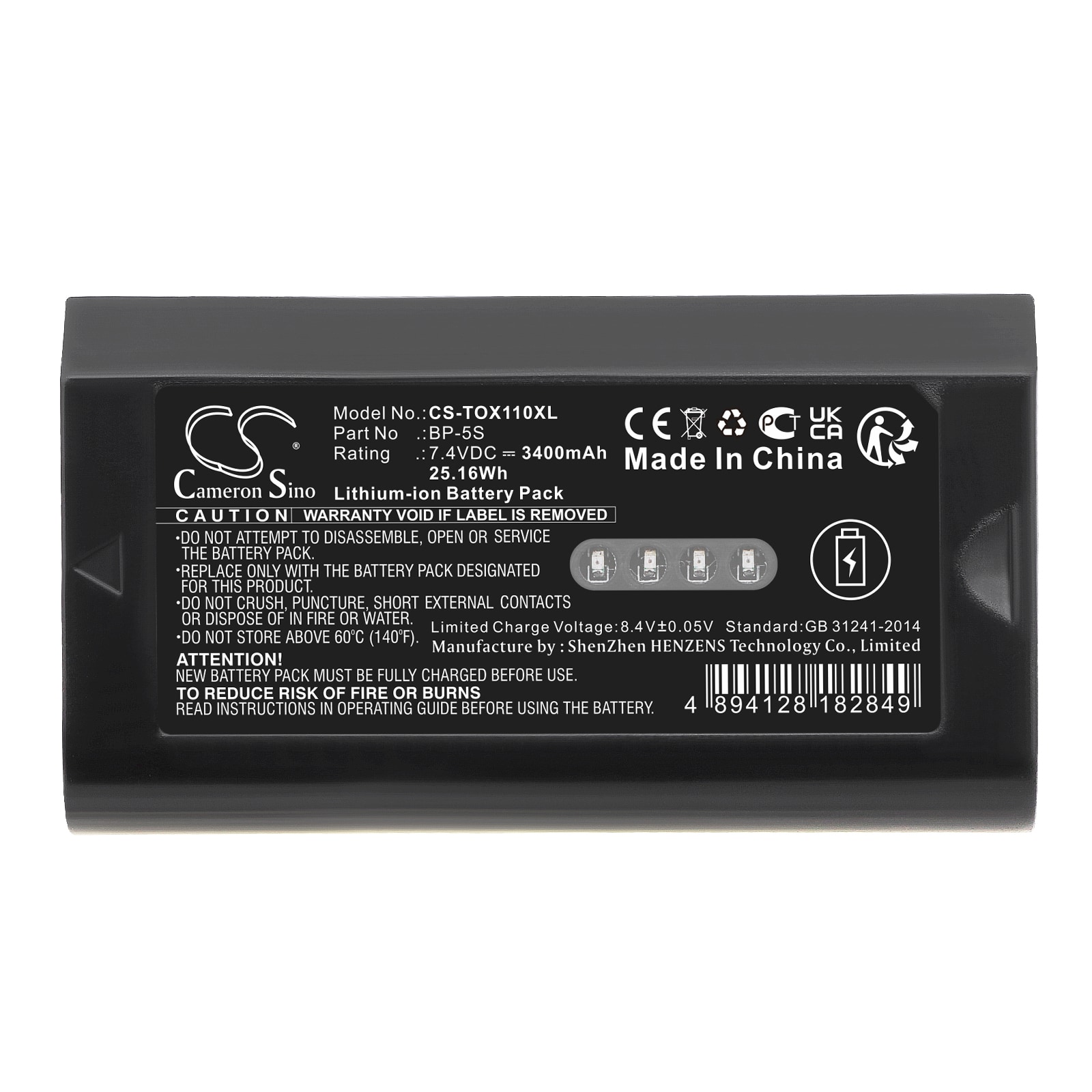 Batteri till Utrustning, undersökning, test för Leica CS07