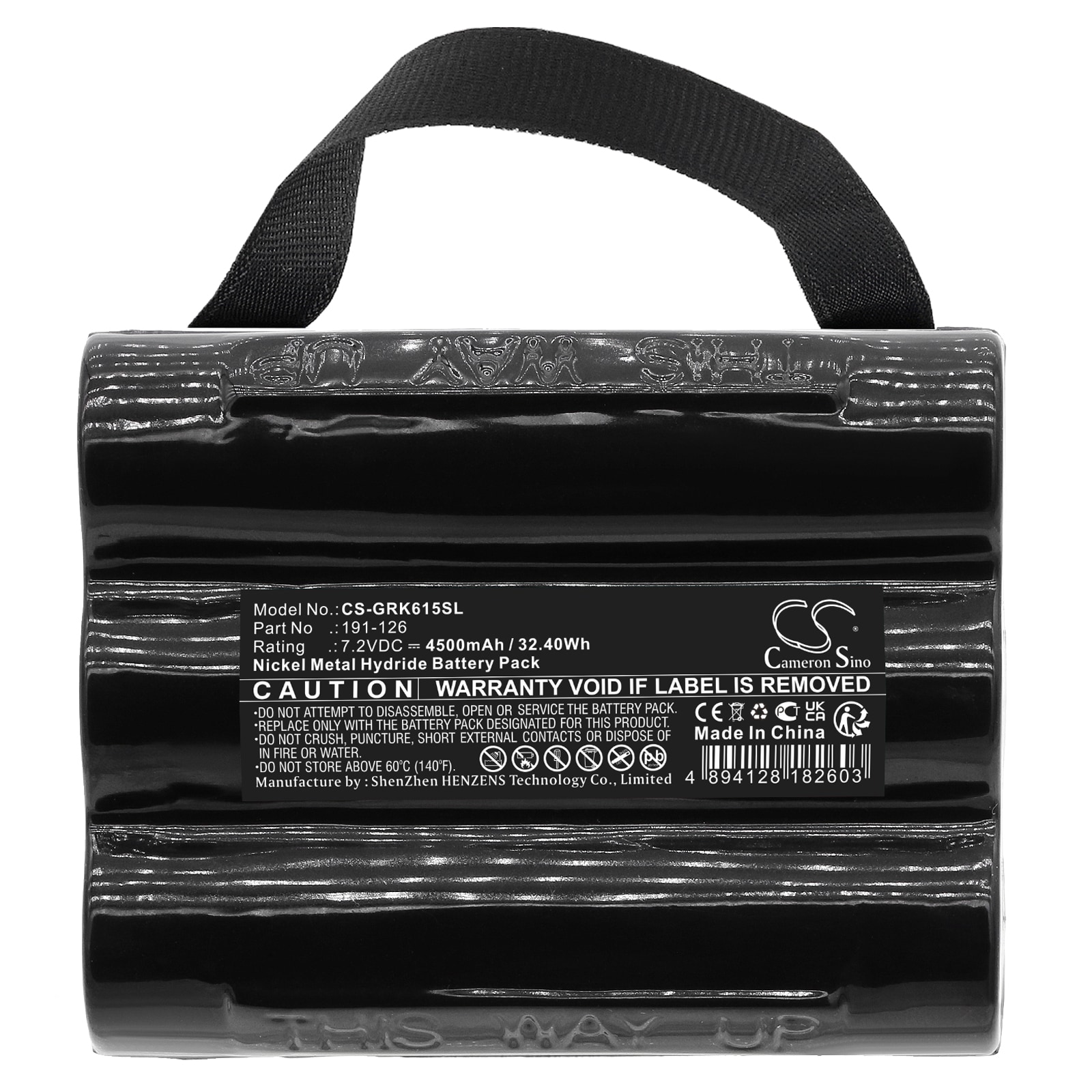 Batteri till Utrustning, undersökning, test för GE Druck DPI 610, Druck DPI 615 m.fl.
