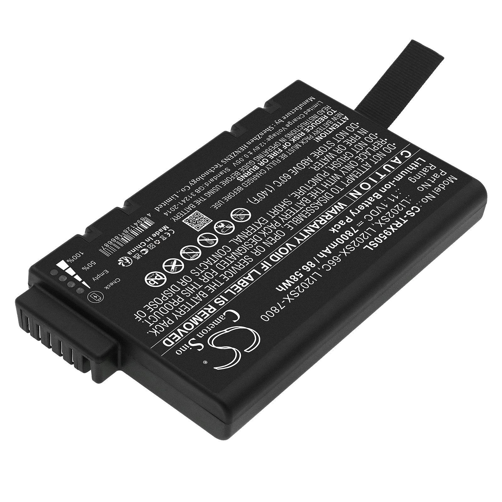 Batteri till Utrustning, undersökning, test för Rohde & Schwarz EB200