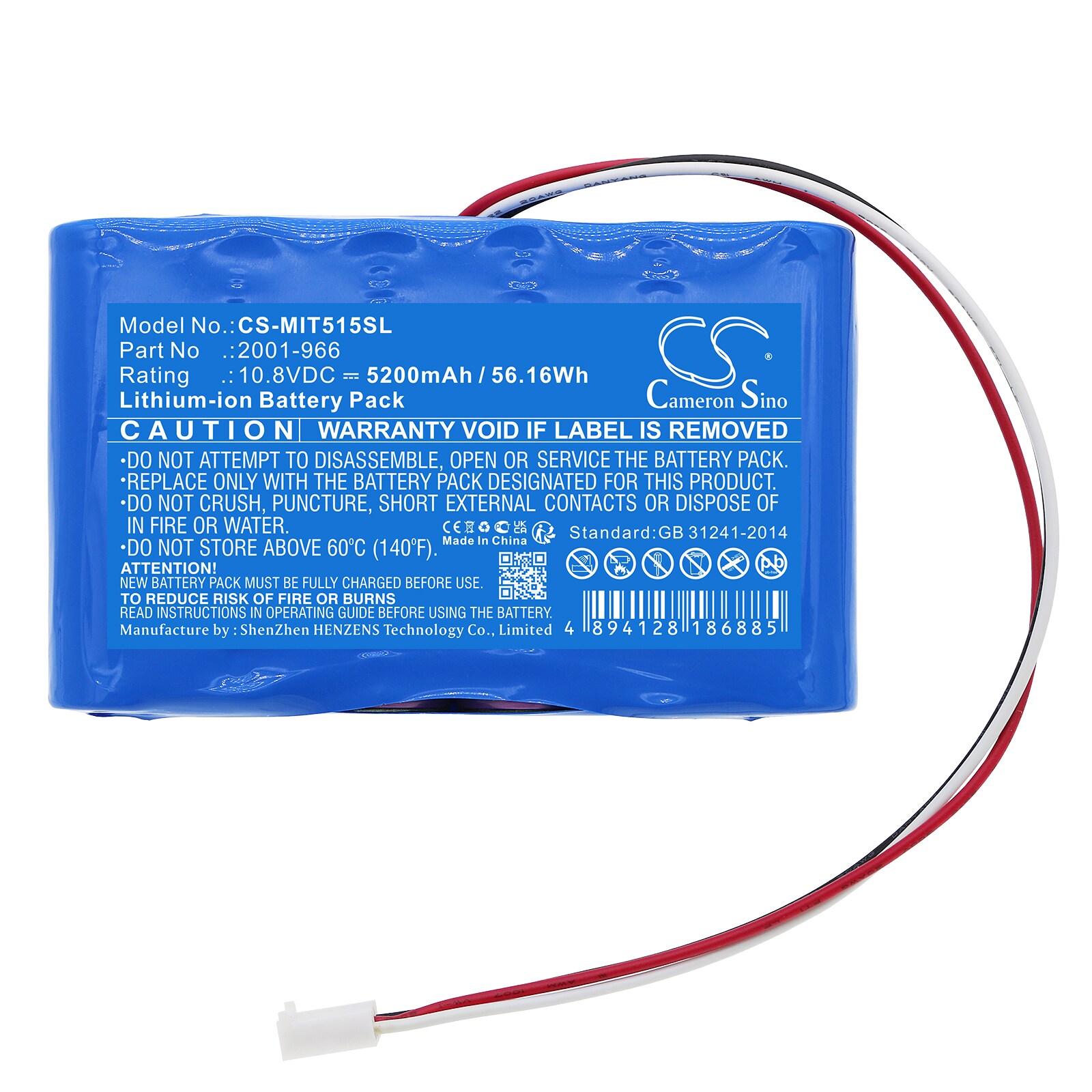 Batteri till Utrustning, undersökning, test för Megger, MIT1025 Insulation Tester