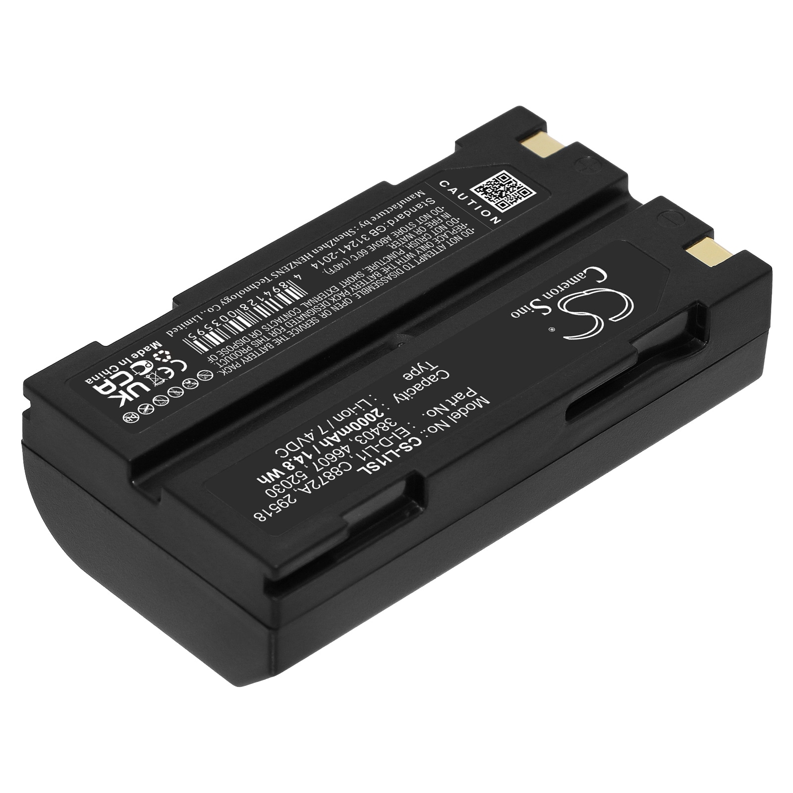 Batteri till Utrustning, undersökning, test för Spectralink Epoch 35