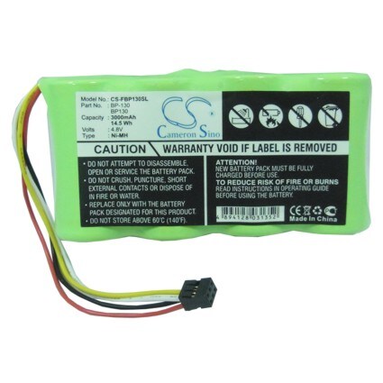 Batteri till Utrustning, undersökning, test för Fluke ScopeMeter 124, ScopeMeter 123 m.fl.