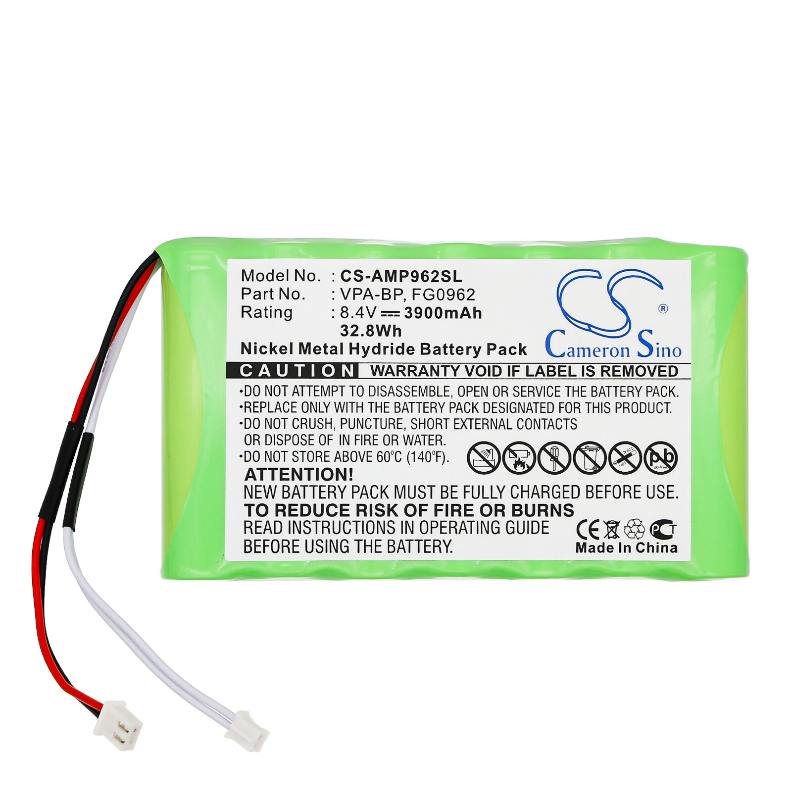 Batteri till Utrustning, undersökning, test för AMX Viewpoint VPW-CP