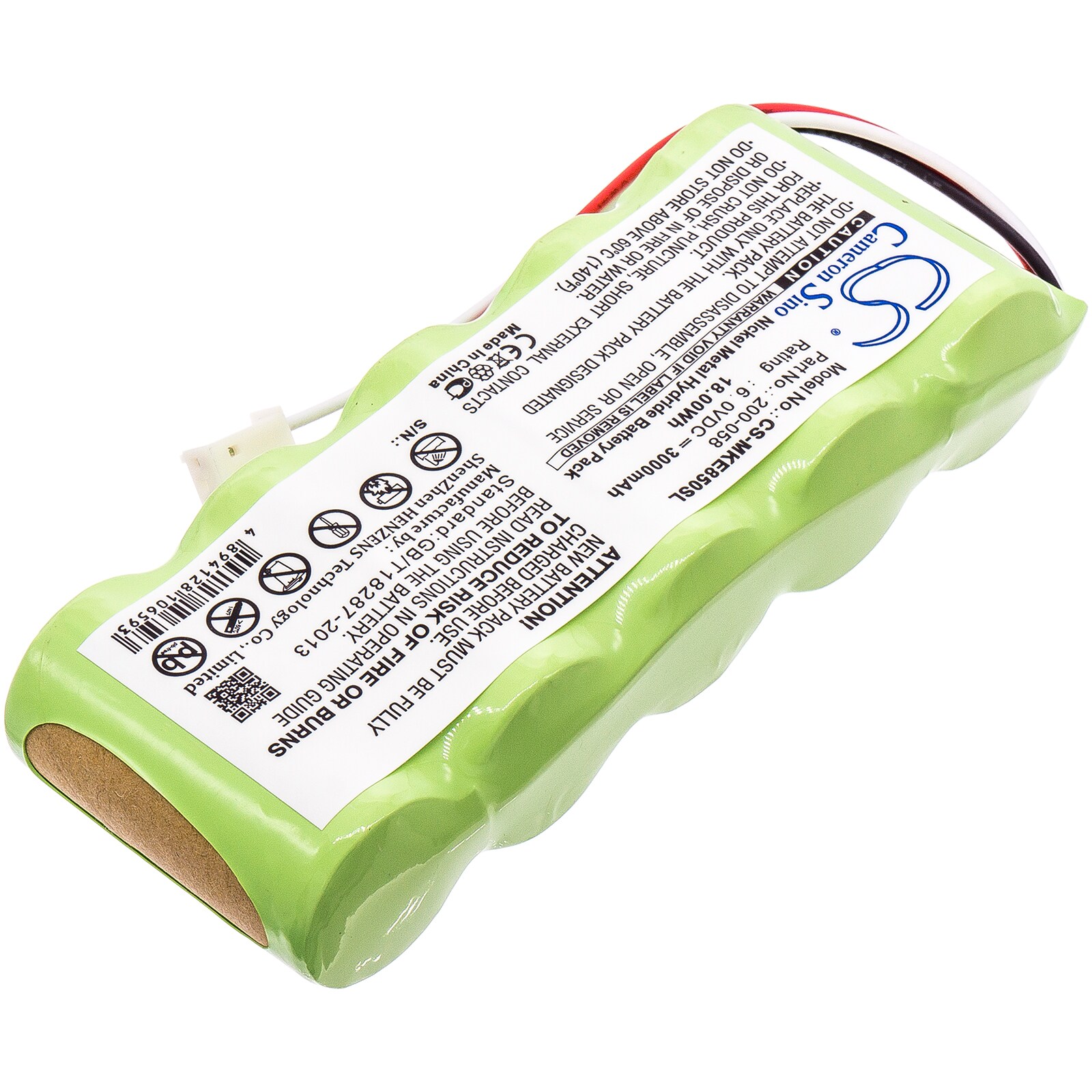 Batteri till Utrustning, undersökning, test för Panametrics Magna-Mike 8500