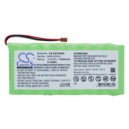 Batteri till Utrustning, undersökning, test för Ando AQ7250, AQ7250 mini-OTDR