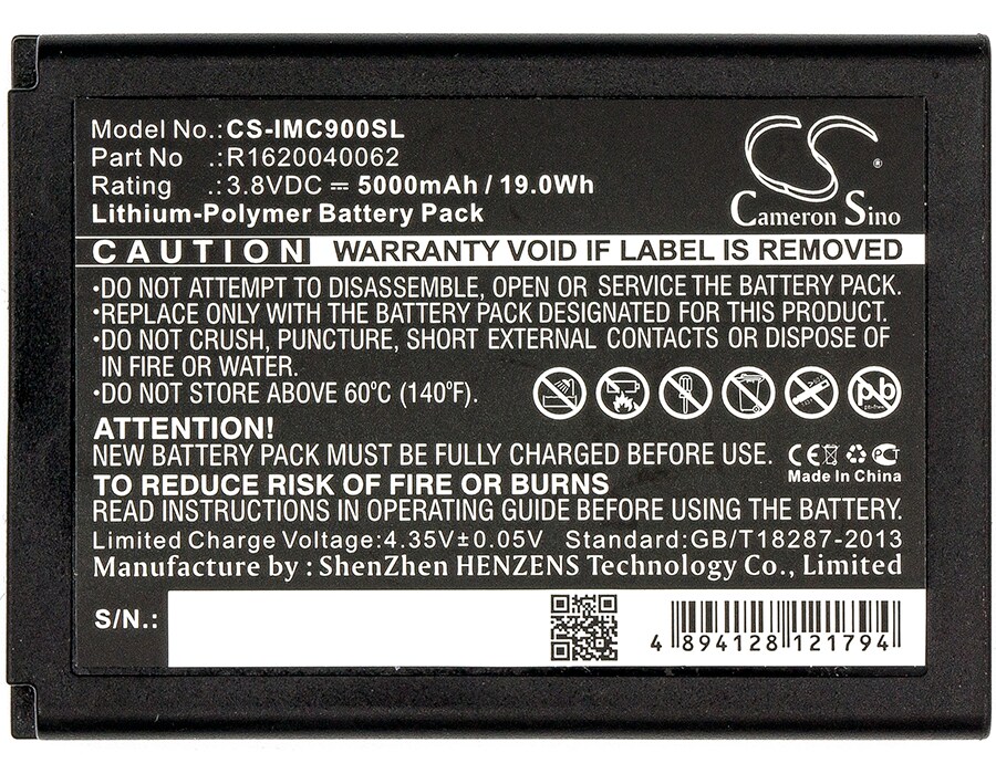 Batteri till Utrustning, undersökning, test för IDATA MC70, MC90m, MC95V m.fl.