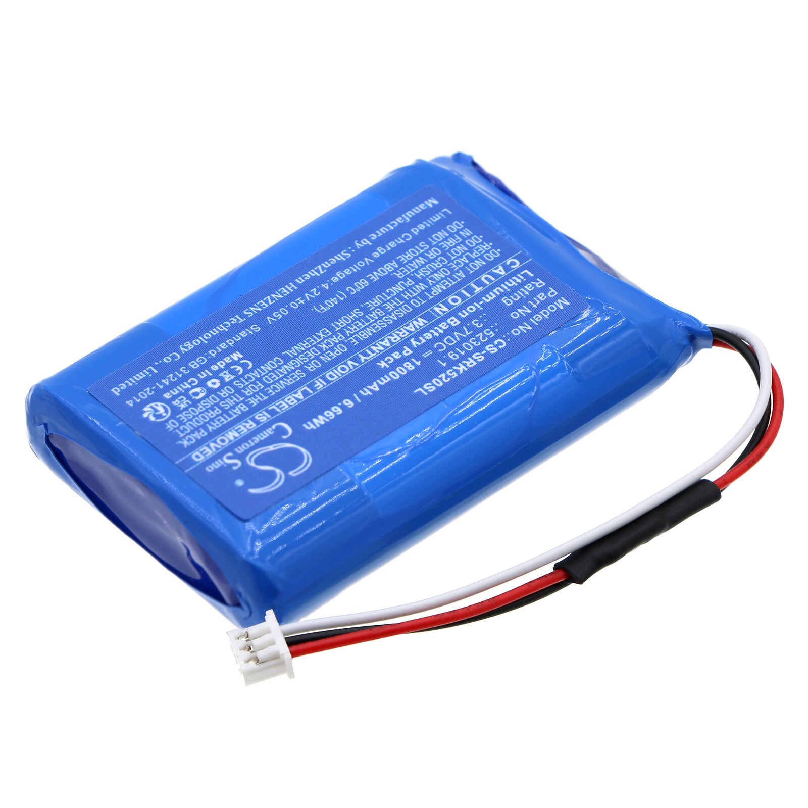 Batteri till Utrustning, undersökning, test för Systronik 523019.1, 23019