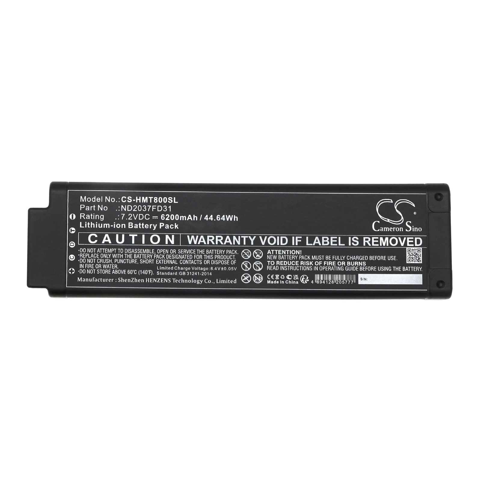 Batteri till Utrustning, undersökning, test för HITACHI X-MET8000 schlau m.fl.