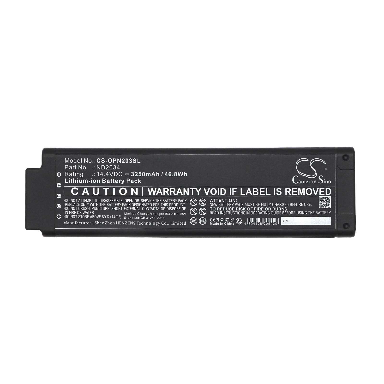 Batteri till Utrustning, undersökning, test för Olympus