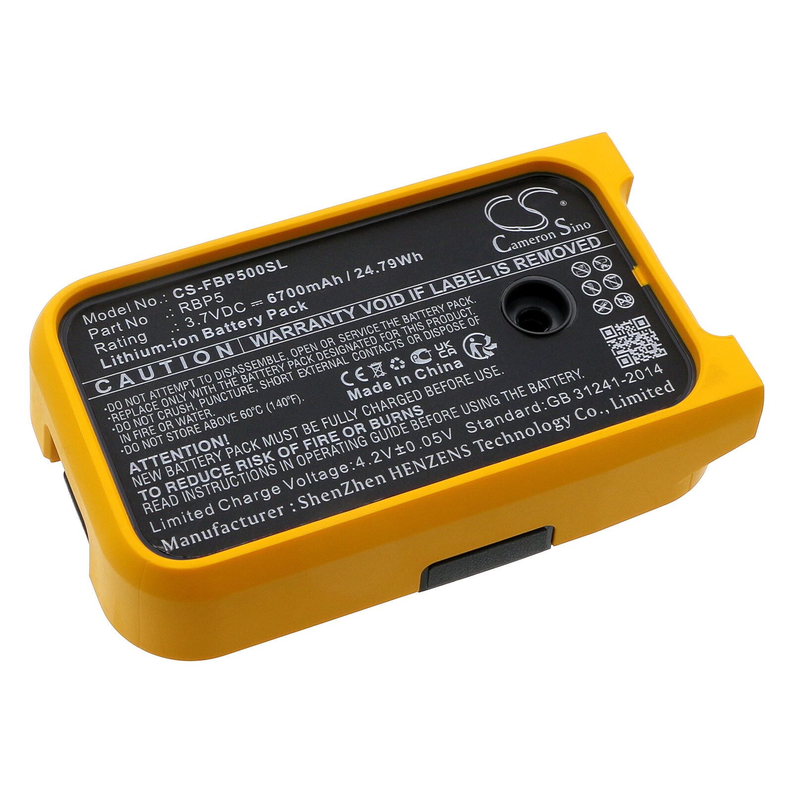Batteri till Utrustning, undersökning, test för Fluke 6XG45, PLS 180G, 6XG46 m.fl.