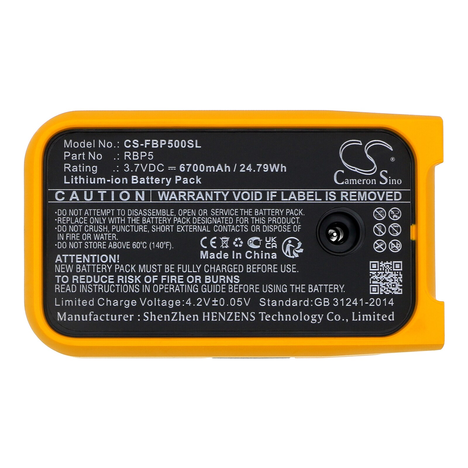 Batteri till Utrustning, undersökning, test för Fluke 6XG45, PLS 180G, 6XG46 m.fl.