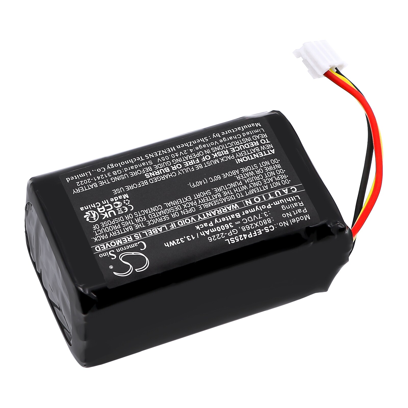 Batteri till Utrustning, undersökning, test för EXFO FIP-425B, FIP-435B