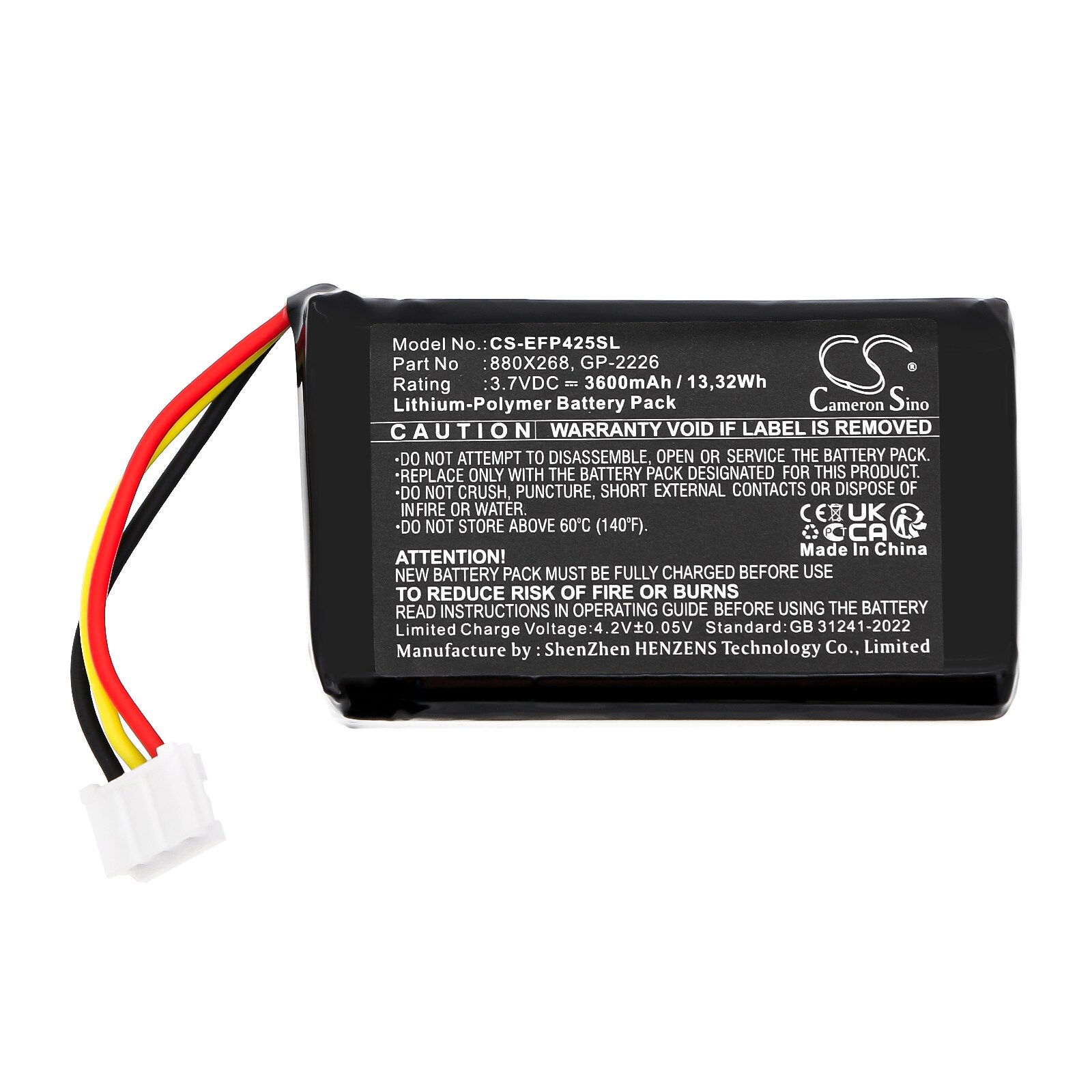 Batteri till Utrustning, undersökning, test för EXFO FIP-425B, FIP-435B