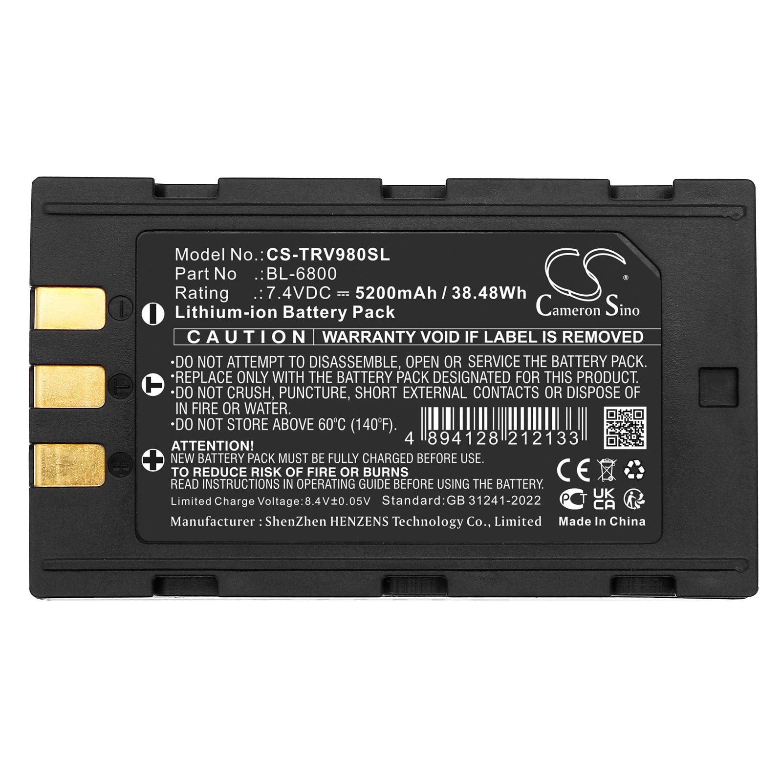 Batteri till Utrustning, undersökning, test för Hi-Target A16, TS7, V98 m.fl.