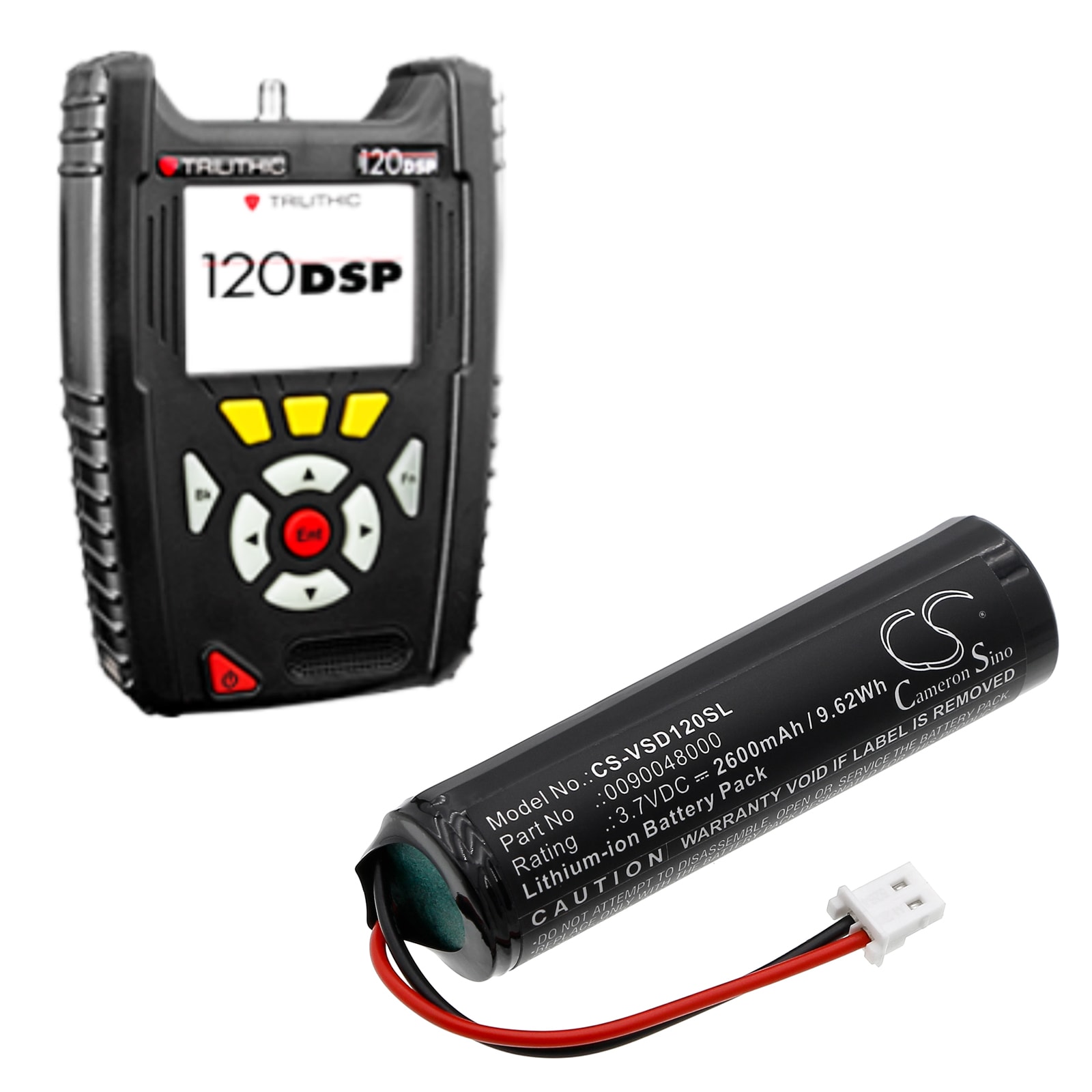 Batteri till Utrustning, undersökning, test för VIAVI 120 DSP, Seeker, Seeker D m.fl.