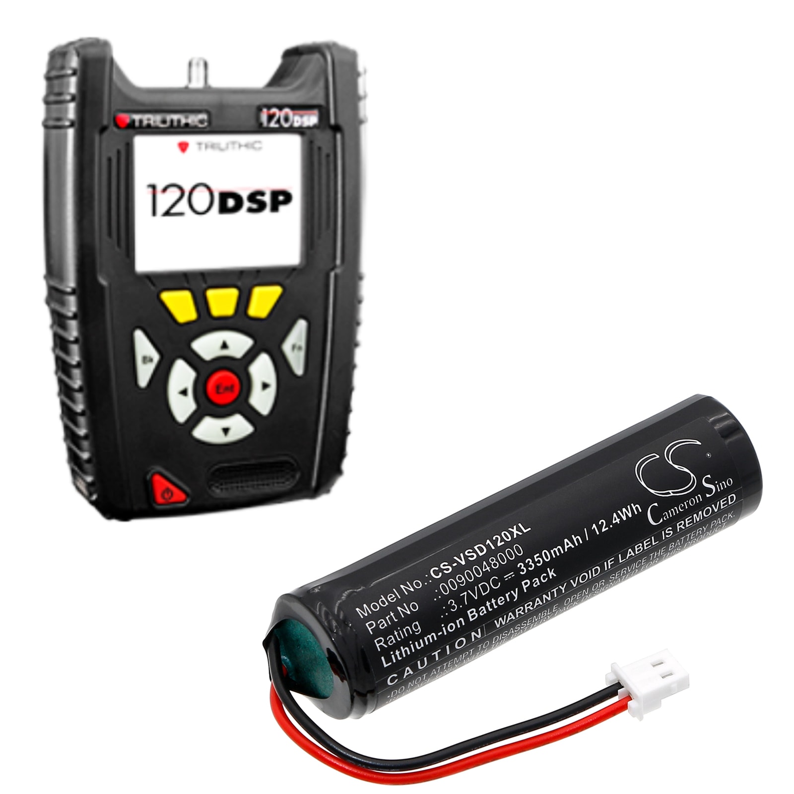 Batteri till Utrustning, undersökning, test för VIAVI 120 DSP, Seeker, Seeker D m.fl.