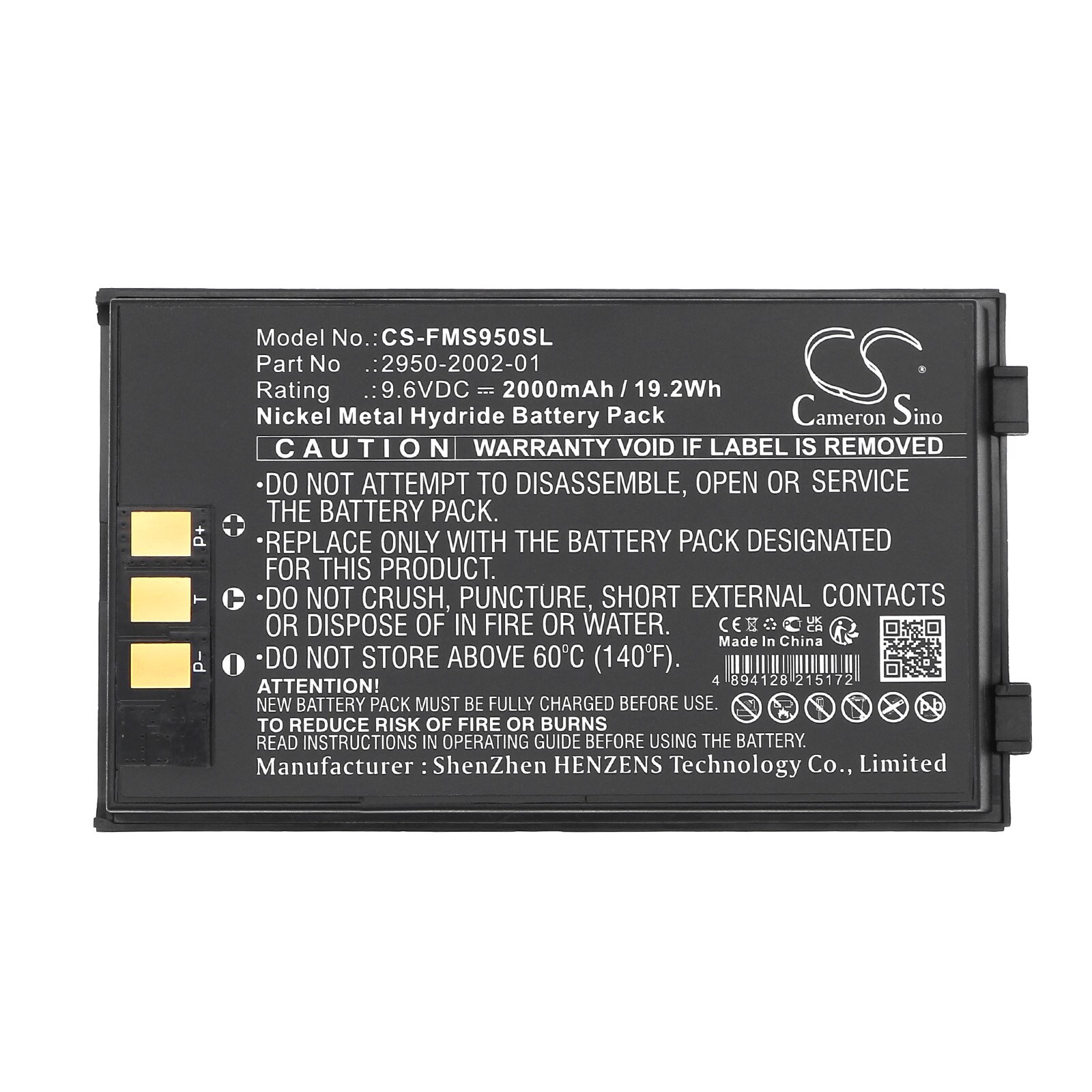 Batteri till Utrustning, undersökning, test för Fluke 6682252, 8092 01, 8262 41 m.fl.