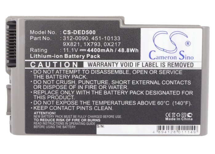 Batteri till Notebook, Bärbar dator för DELL Inspiron 500m, Inspiron 510m m.fl.