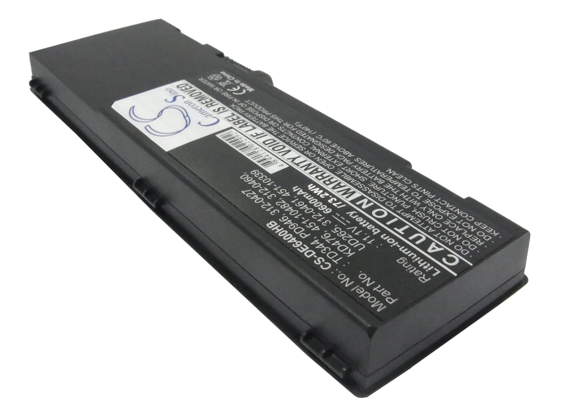 Batteri till Notebook, Bärbar dator för DELL Latitude 131L, Inspiron 1501 m.fl.
