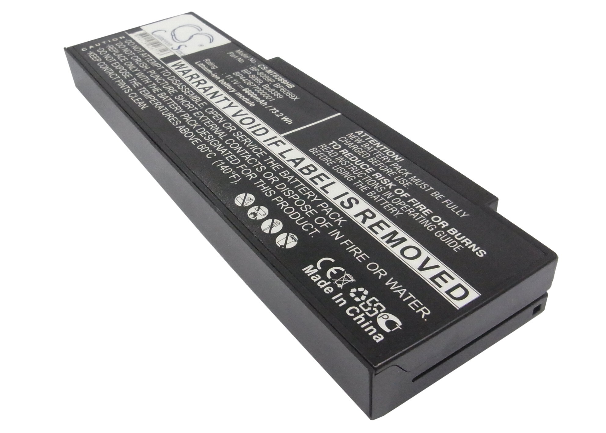 Batteri till Notebook, Bärbar dator för Mitac MiNote 8889, MiNote 8389, MiNote 8089 m.fl.