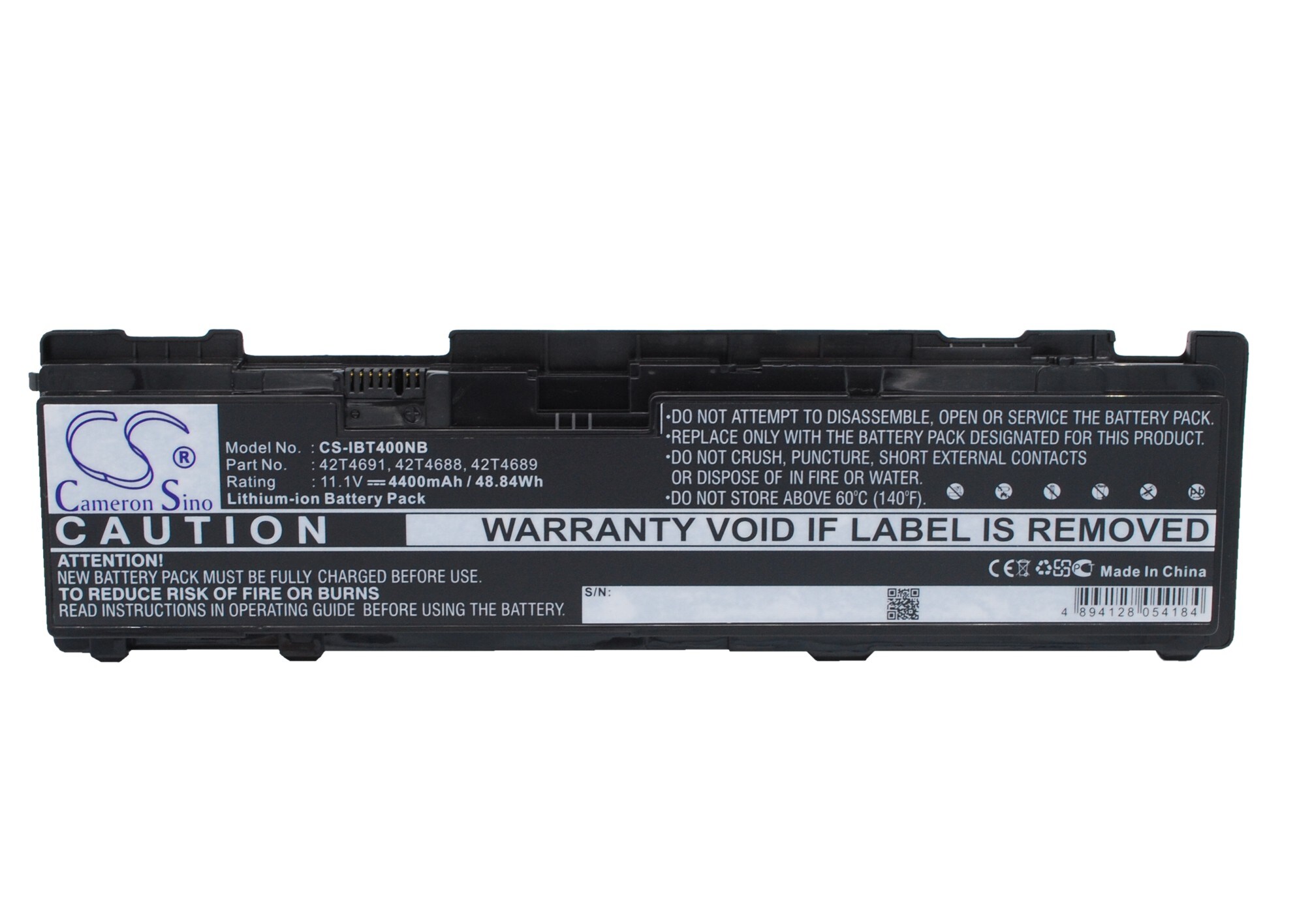 Batteri till Notebook, Bärbar dator för Lenovo ThinkPad T400s, ThinkPad T400s 2801 m.fl.