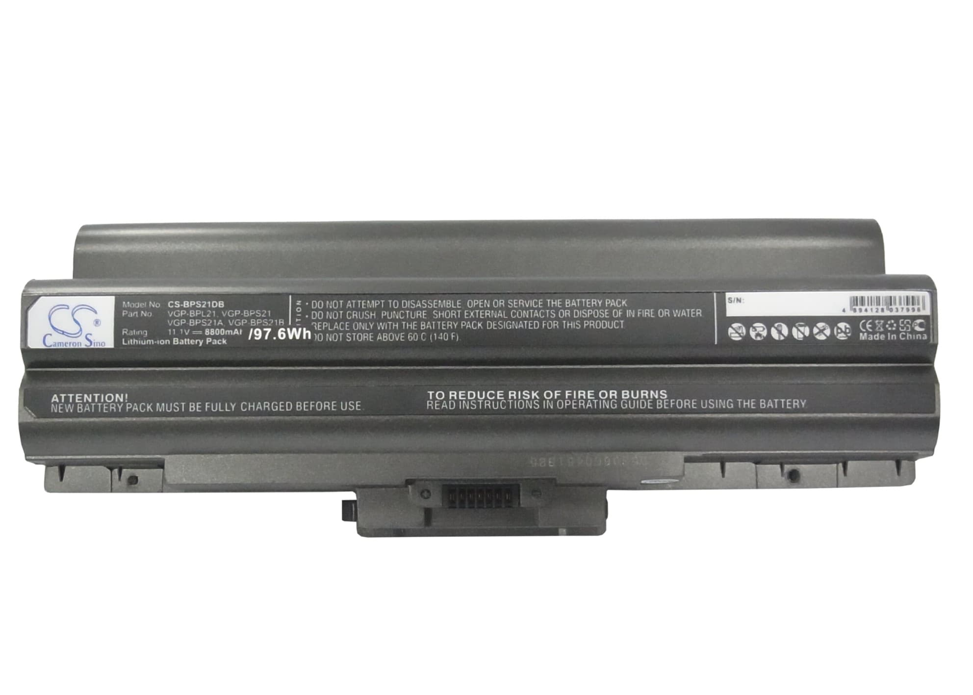 Batteri till Notebook, Bärbar dator för Sony VAIO VGN-AW41JF, VAIO VGN-AW41MF m.fl.
