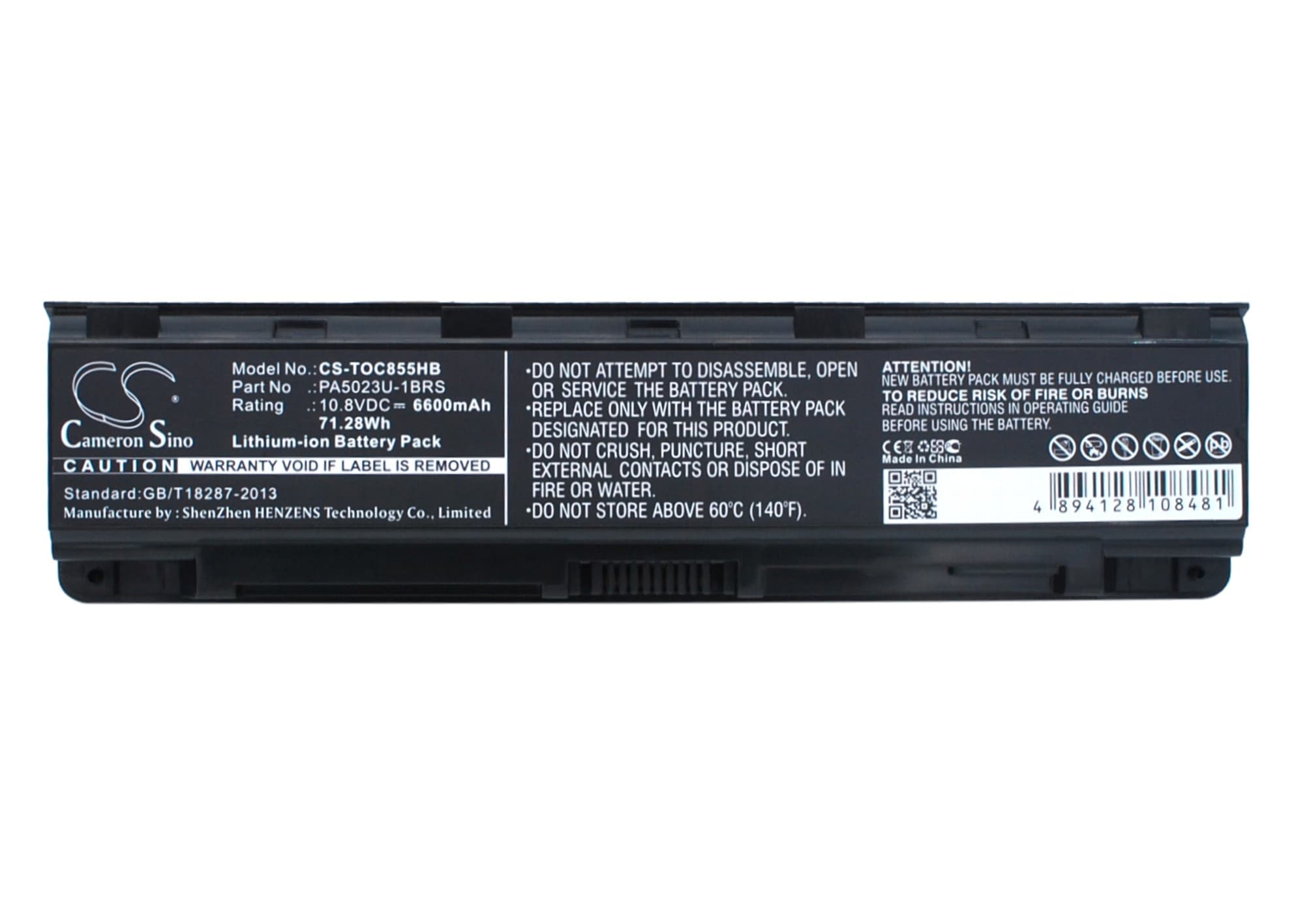 Batteri till Notebook, Bärbar dator för Toshiba Satellite C855, Satellite C855-10G m.fl.