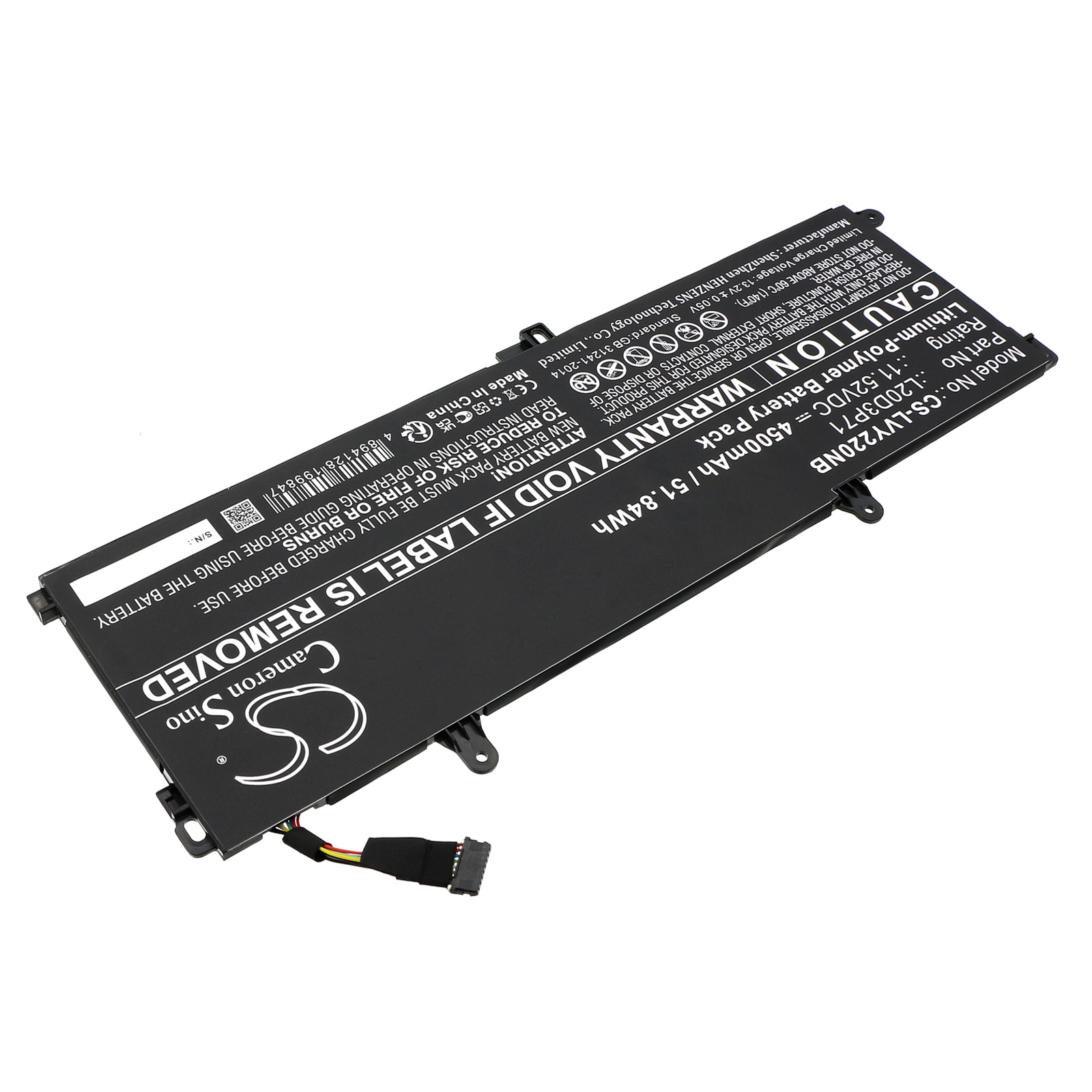 Batteri till Notebook, Bärbar dator för Lenovo ThinkPad X13 Yoga G2 20W8001JCK m.fl.
