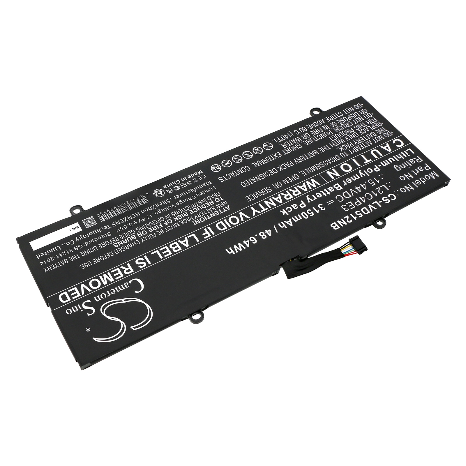 Batteri till Notebook, Bärbar dator för Lenovo IdeaPad Duet 5 12IRU8 83B3001HPH m.fl.