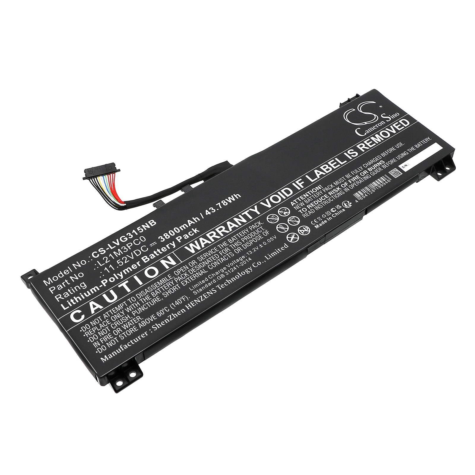 Batteri till Notebook, Bärbar dator för Lenovo IdeaPad Gaming 3 15ARH7 82SB0071TA m.fl.