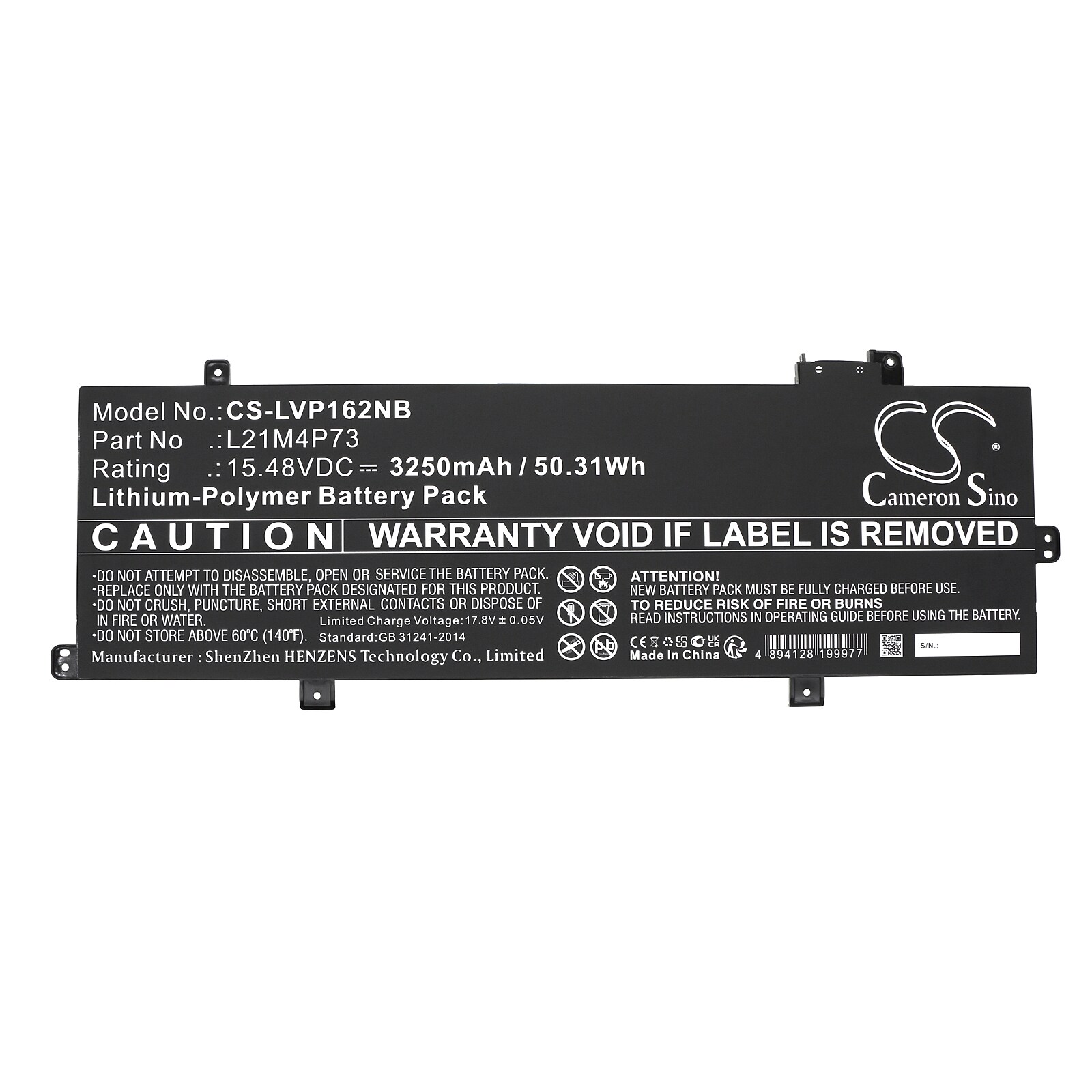 Batteri till Notebook, Bärbar dator för Lenovo ThinkPad P16s Gen 1(Intel)21BT008CRA m.fl.