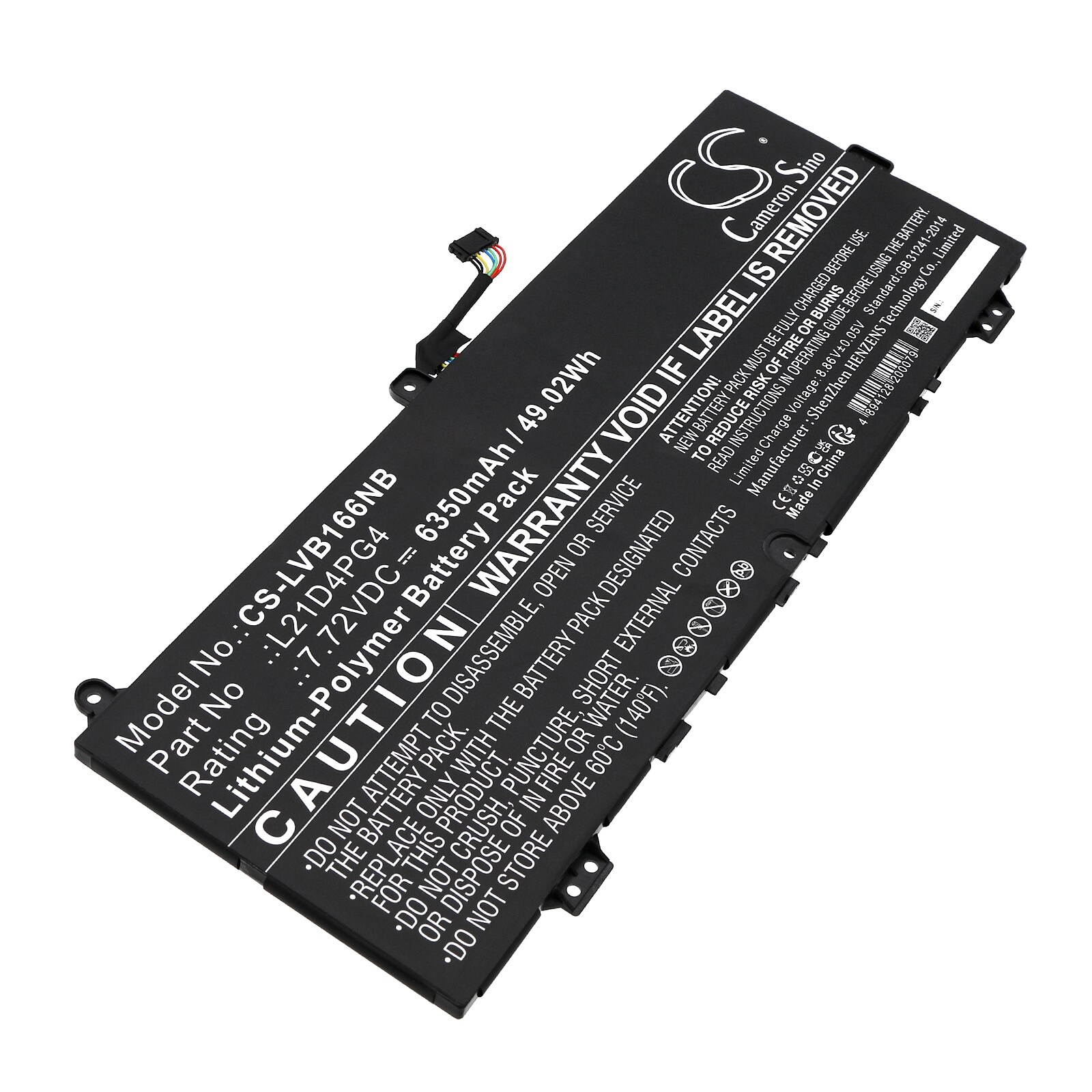 Batteri till Notebook, Bärbar dator för Lenovo ThinkBook 16 G6 IRL-21KH006HUA