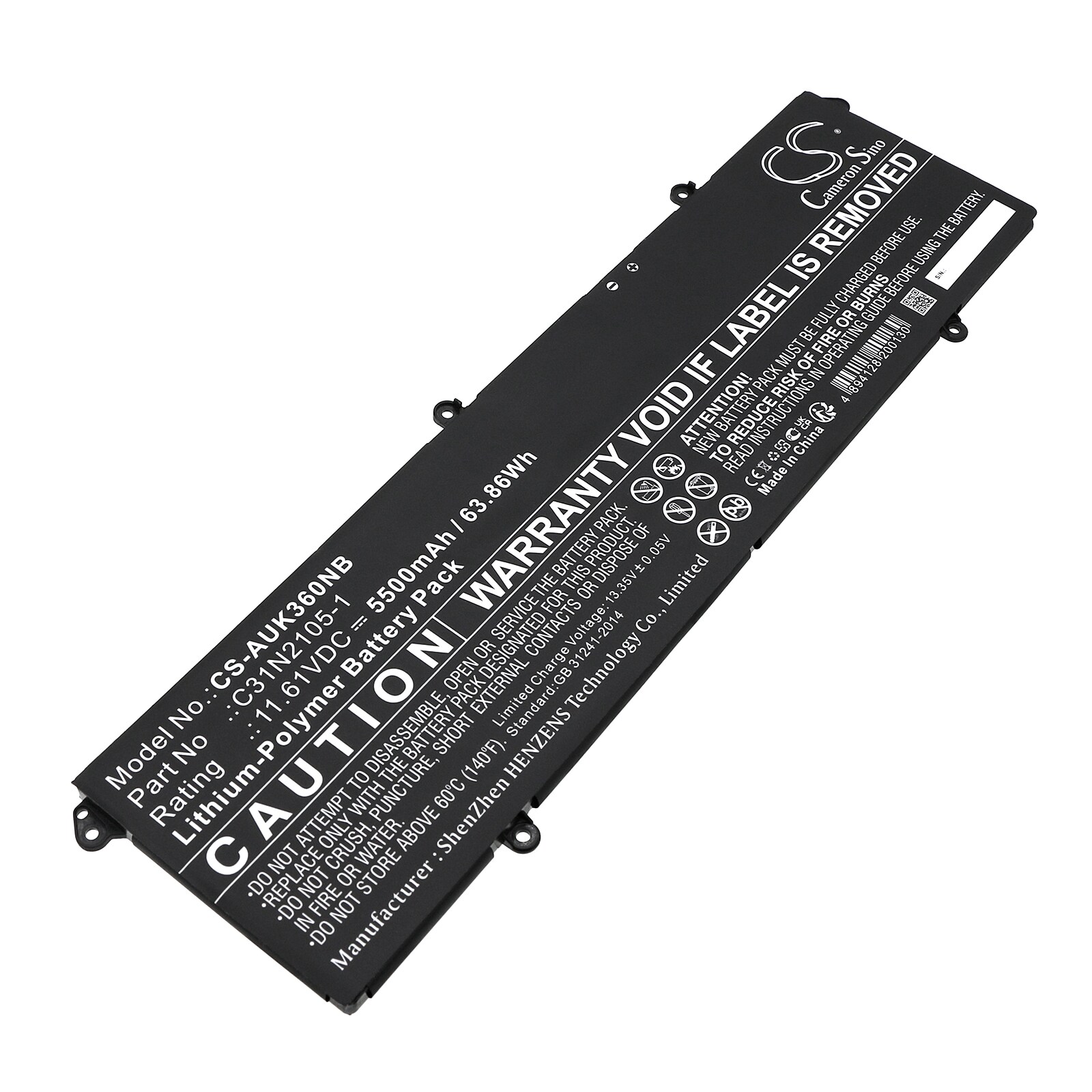 Batteri till Notebook, Bärbar dator för Asus K3605VU, K3605VV, K3605VV-BB74 m.fl.