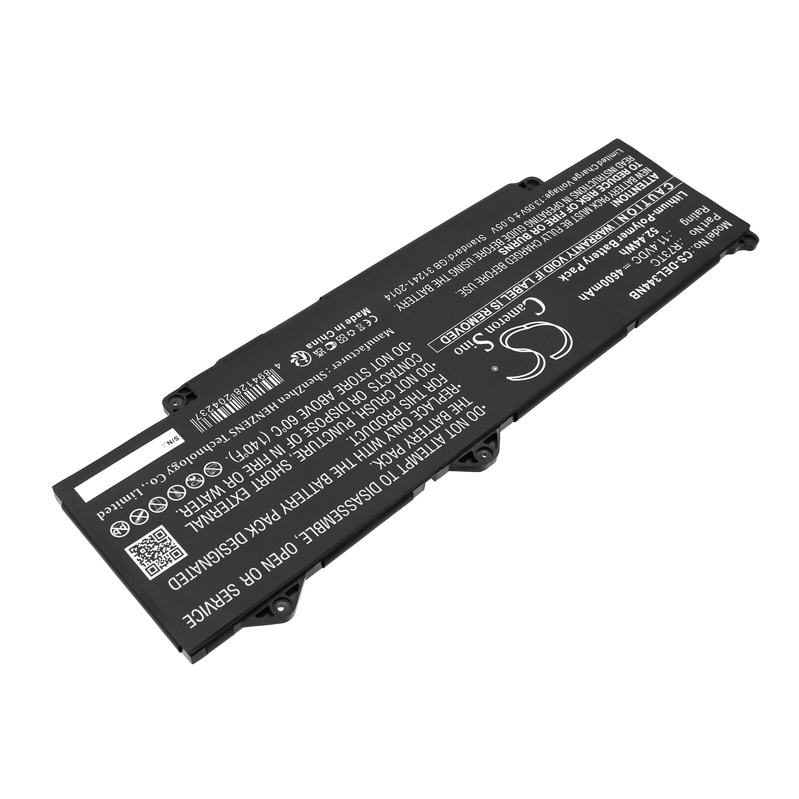 Batteri till Notebook, Bärbar dator för DELL Precision 3480, Precision 3590 m.fl.