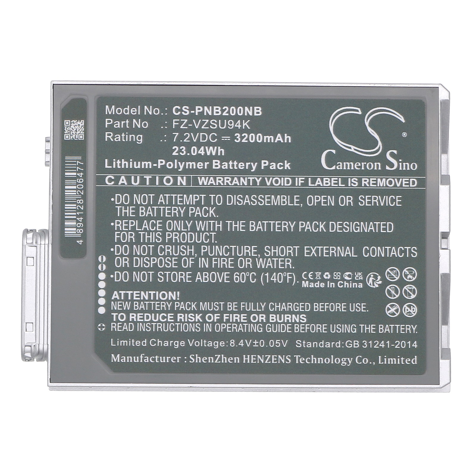 Batteri till Notebook, Bärbar dator för Panasonic Toughpad FZ-M1, FZ-B2 m.fl.