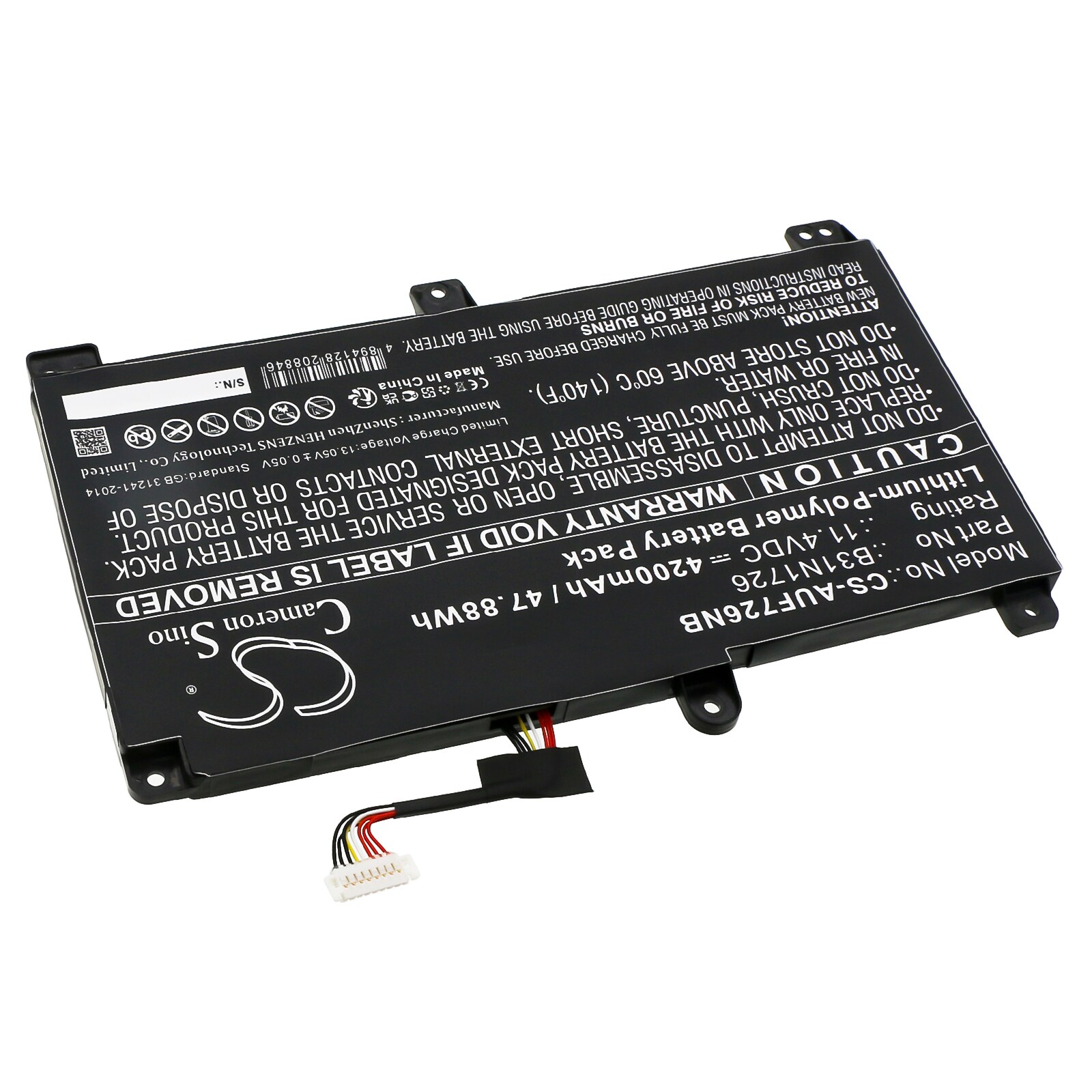 Batteri till Notebook, Bärbar dator för Asus TUF Gaming A17 FA706II-H7004T m.fl.
