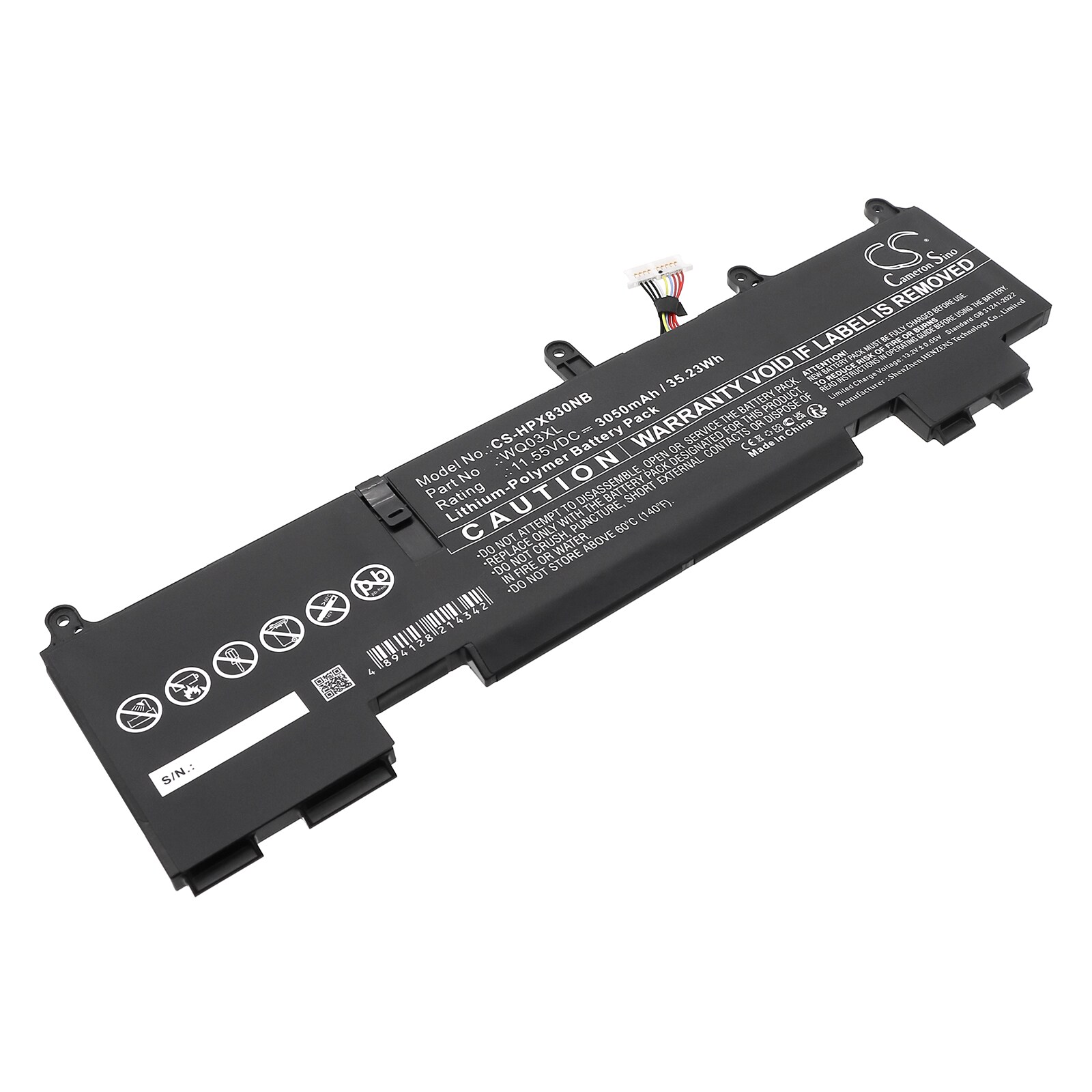 Batteri till Notebook, Bärbar dator för HP Elite X360 1040 14 G10, Elite X360 830 G10