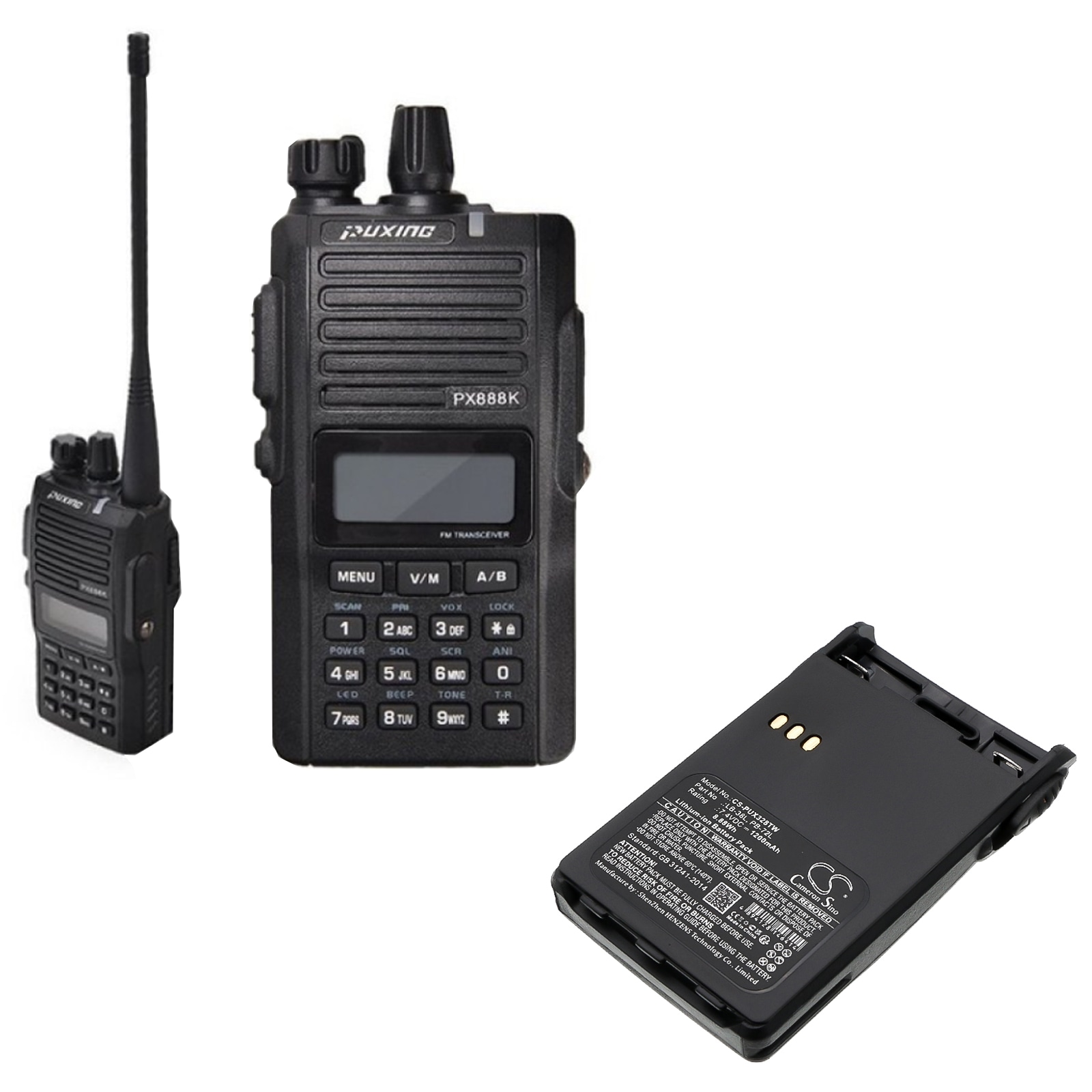 Batteri till Tvåvägsradio för LUITON LT-3268