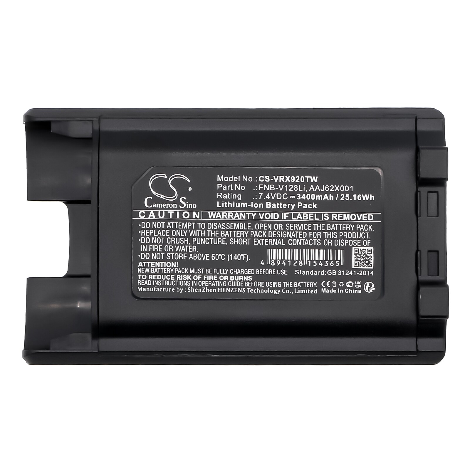Batteri till Tvåvägsradio för Vertex VX-820, VX-870, VX-920 m.fl.