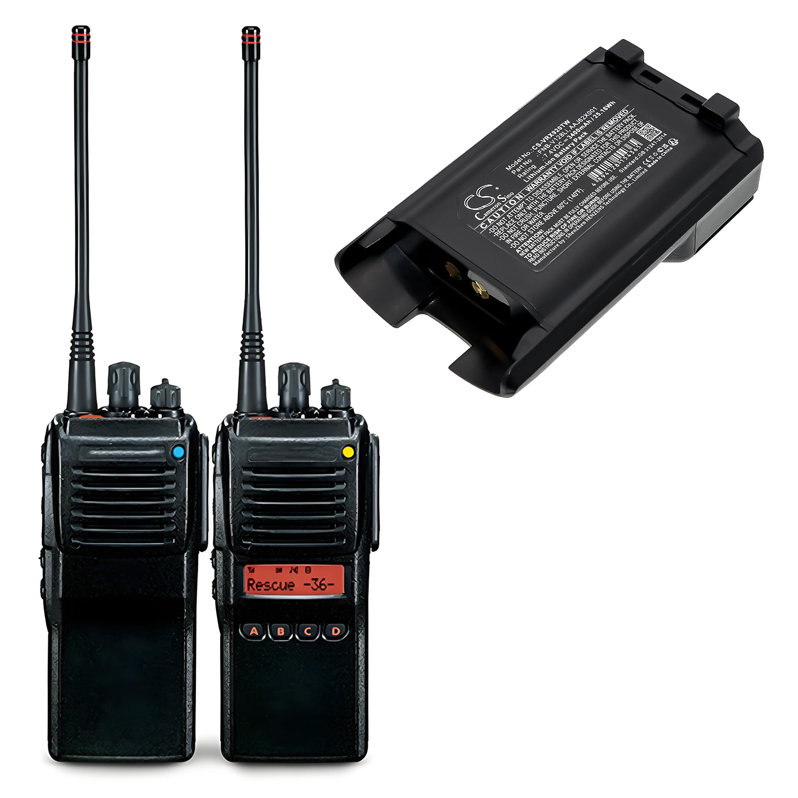 Batteri till Tvåvägsradio för Vertex VX-820, VX-870, VX-920 m.fl.