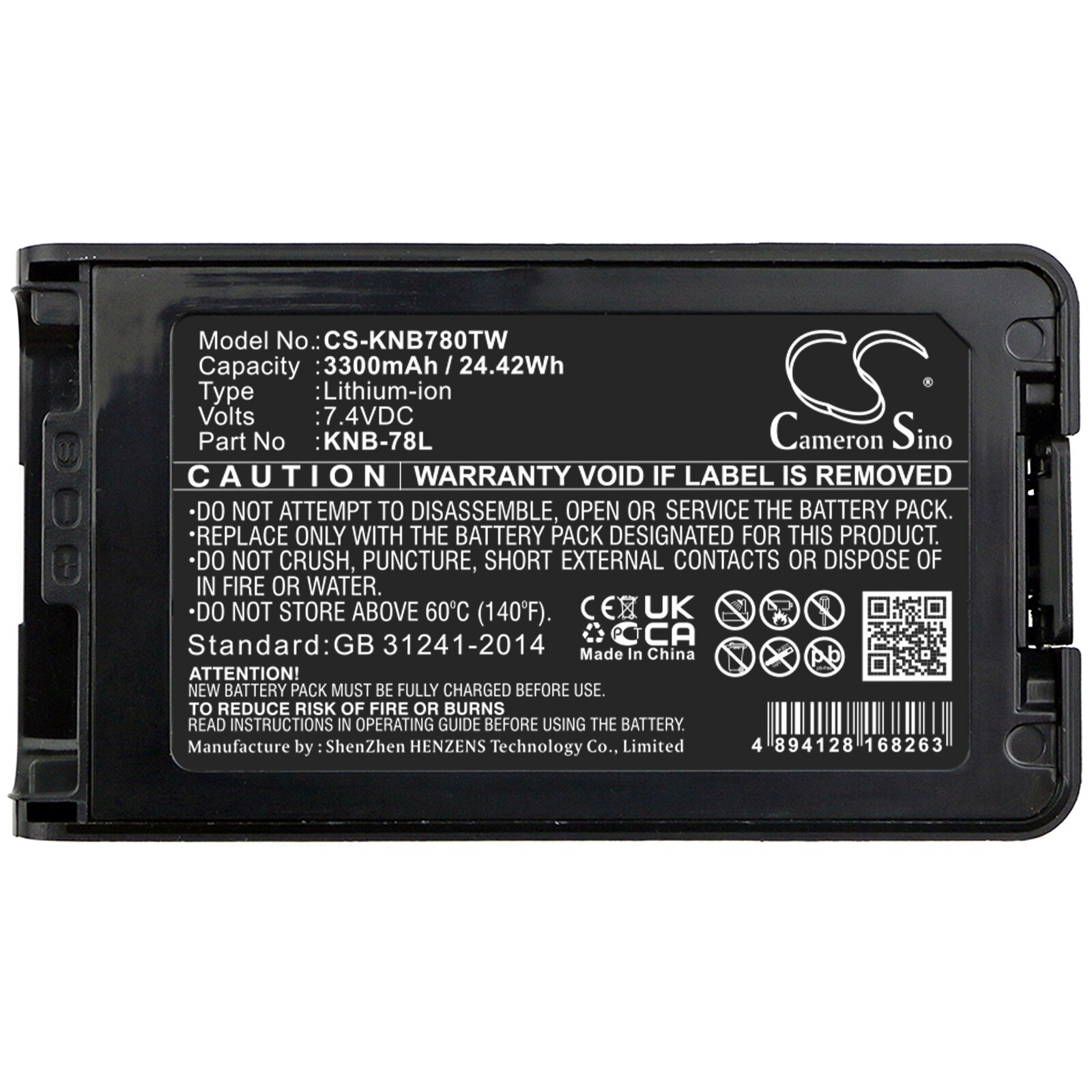 Batteri till Tvåvägsradio för Kenwood TK-2140, TK-3140, TK-2148 m.fl.