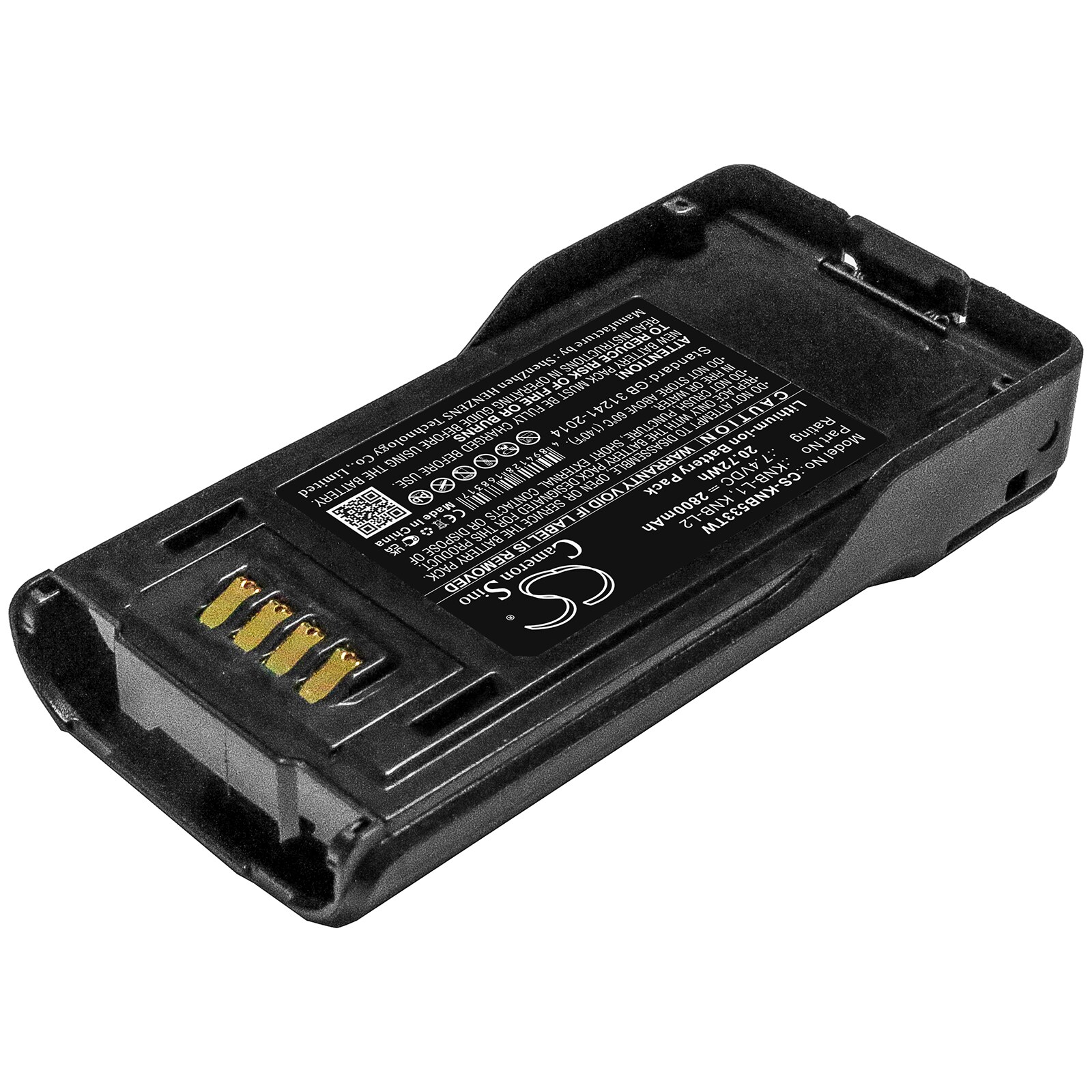 Batteri till Tvåvägsradio för Kenwood P25, TK-5230, TK-5330 m.fl.